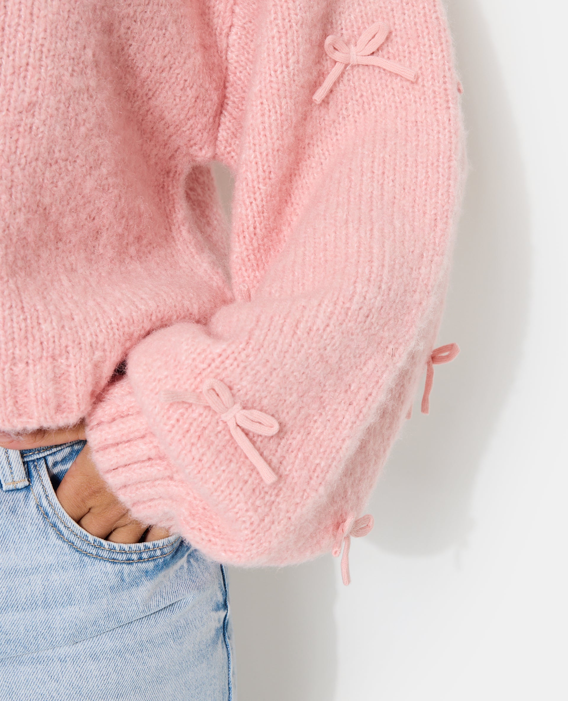 Pull manches amples avec nœuds