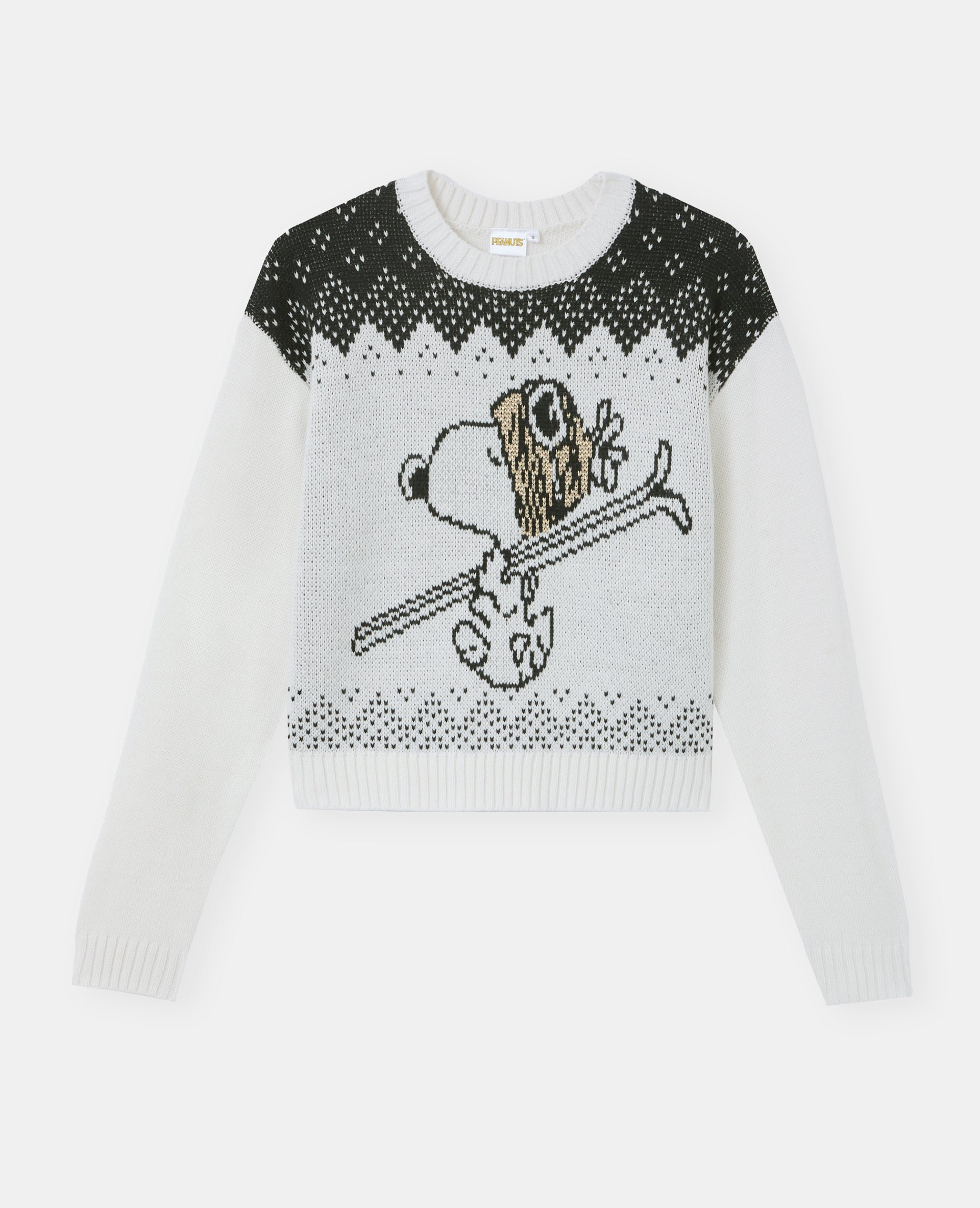 Pull jacquard SNOOPY