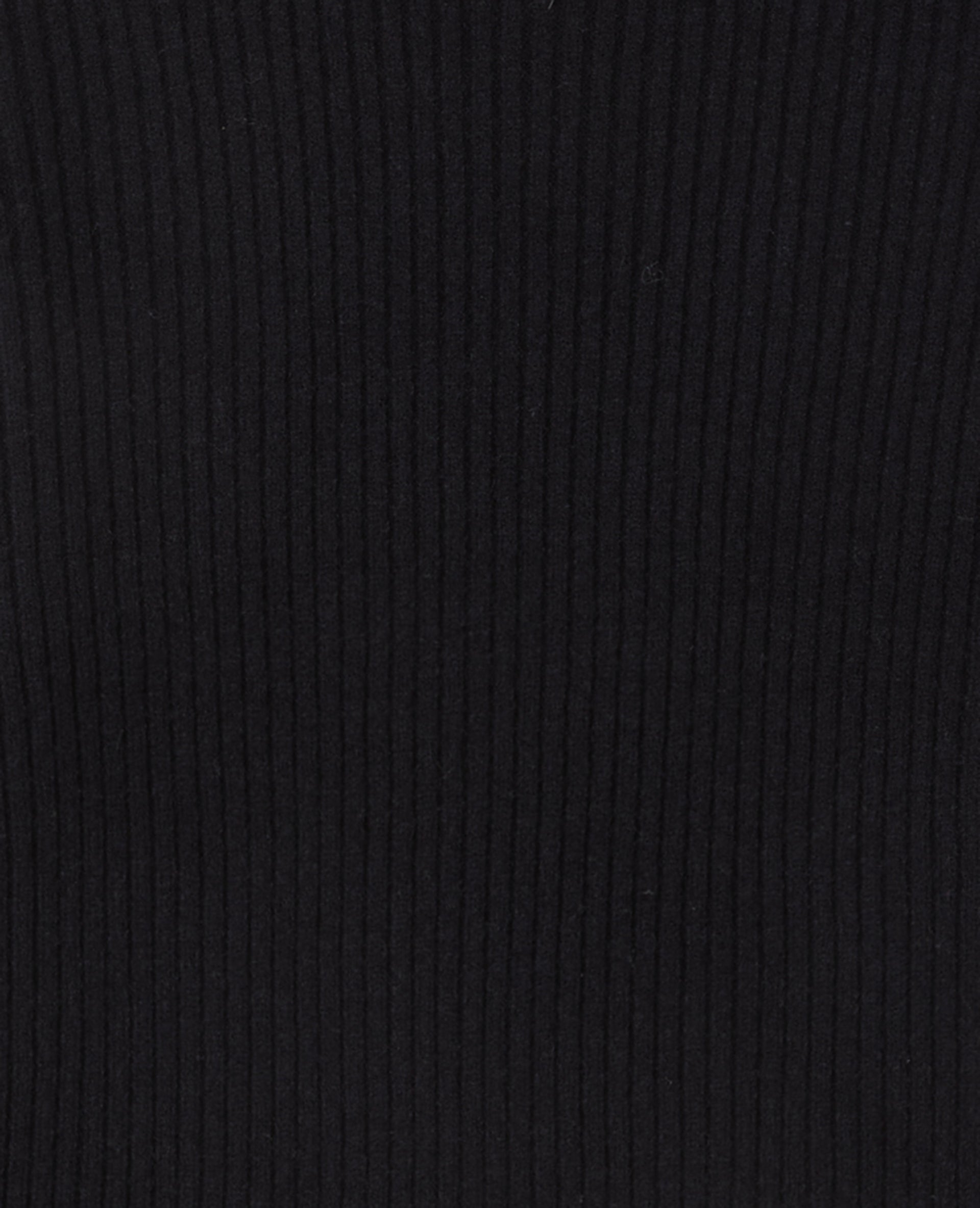 Pull en maille côtelée avec inscription dos