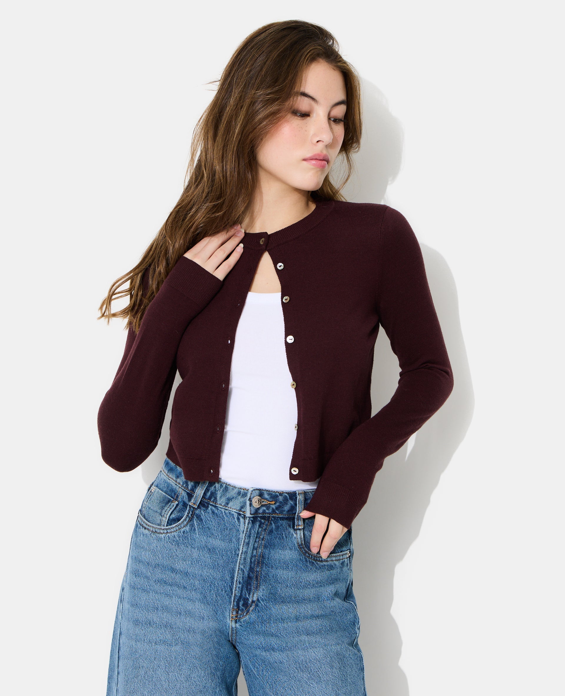 Gilet col rond