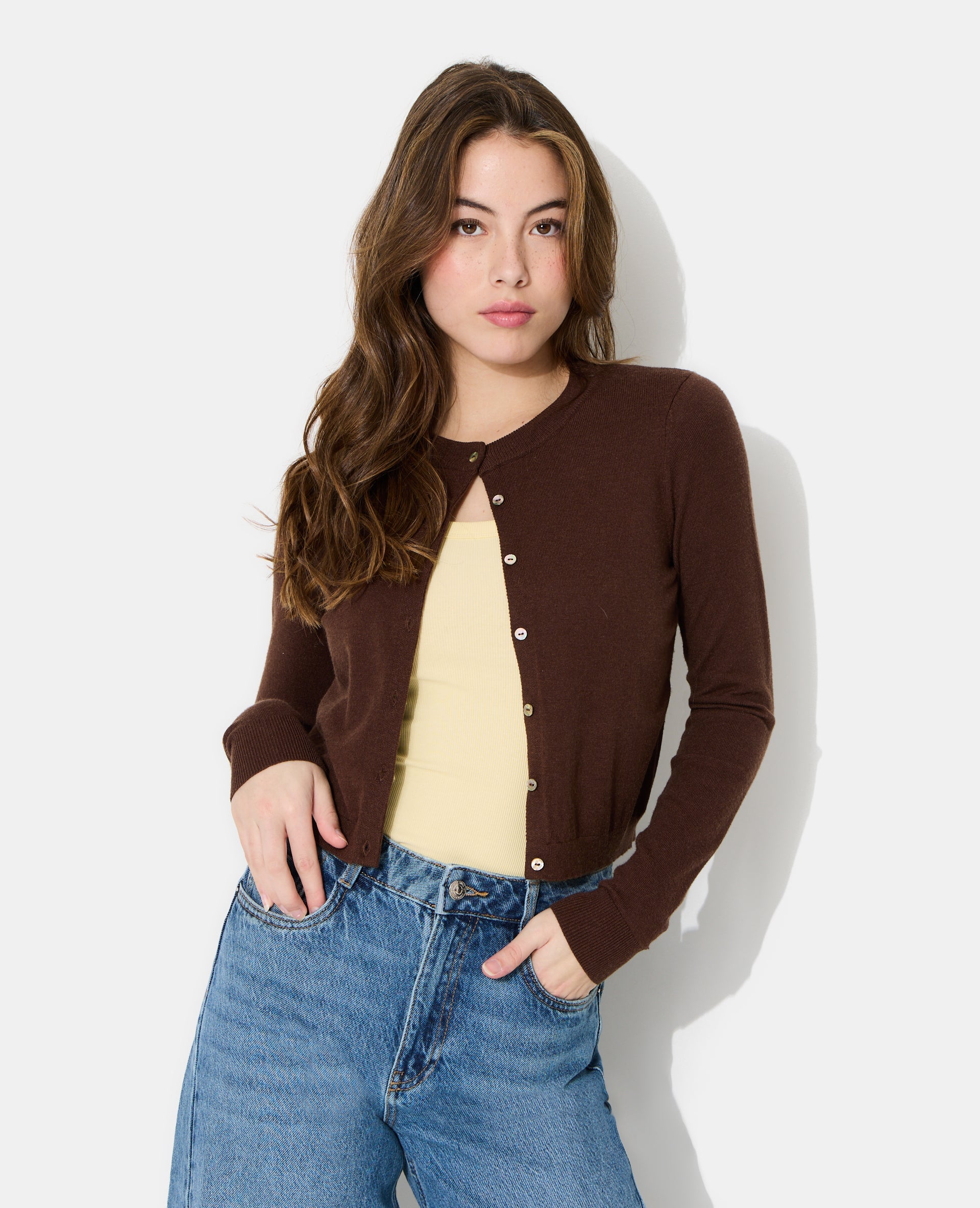 Gilet col rond