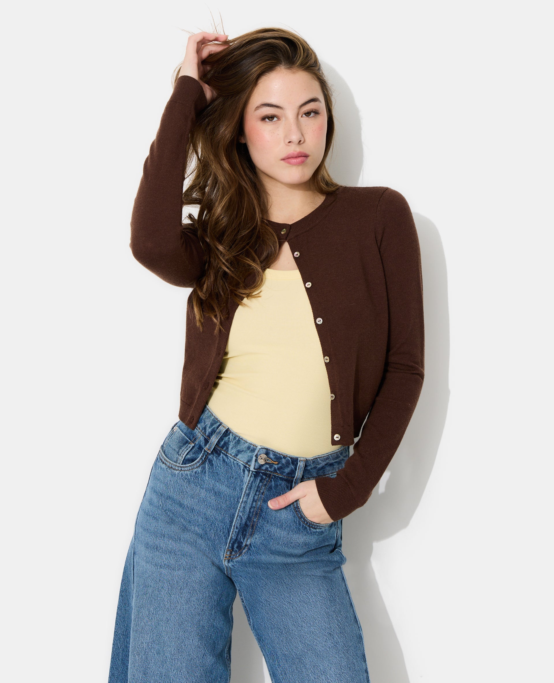 Gilet col rond