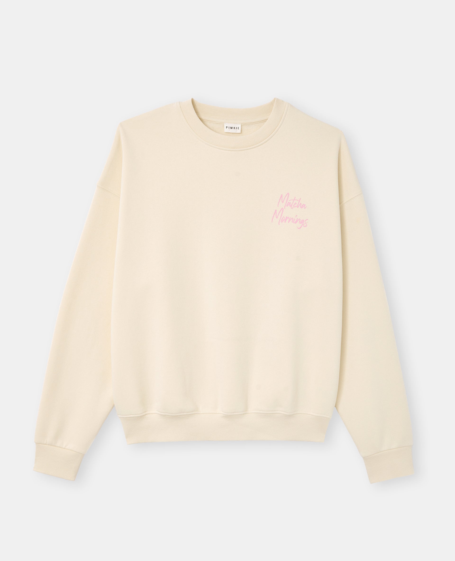 Sweat oversize avec print devant et dos