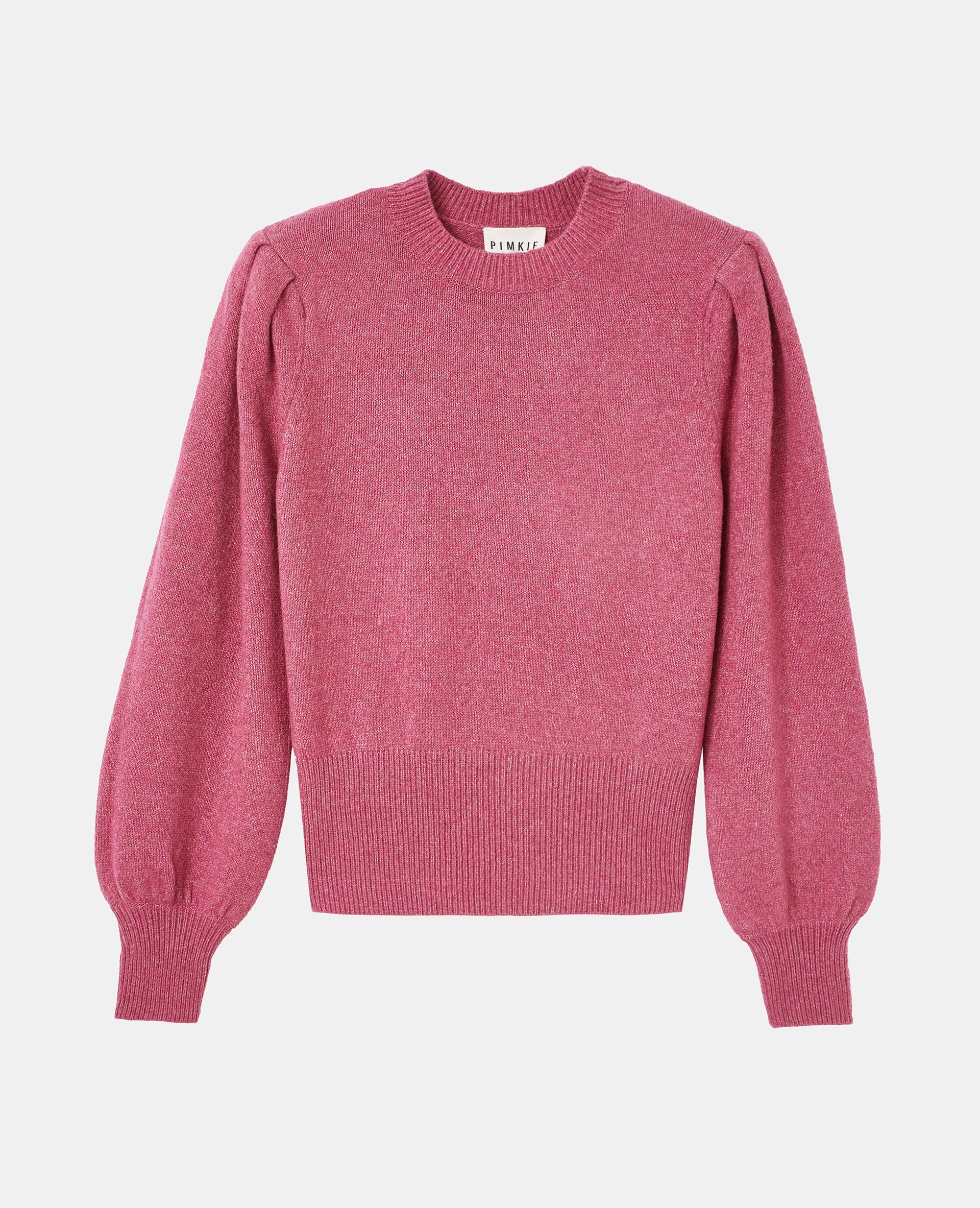 Pull en maille avec épaulettes et manches ballons