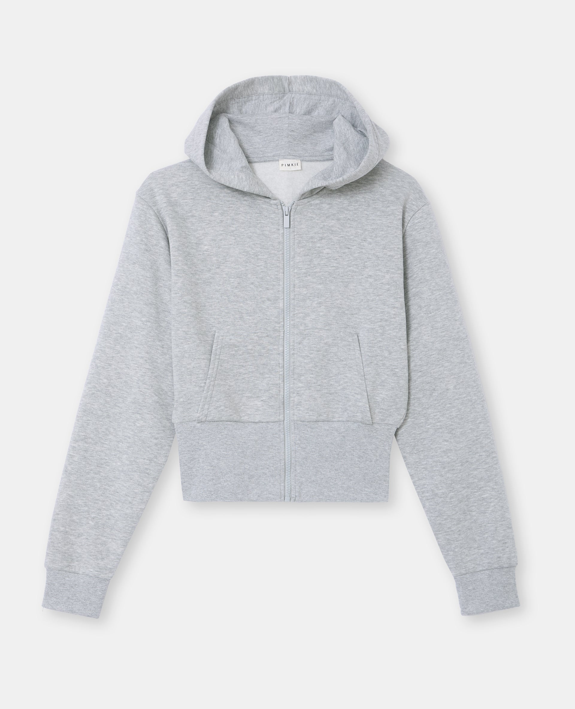Sweat court zippé avec capuche