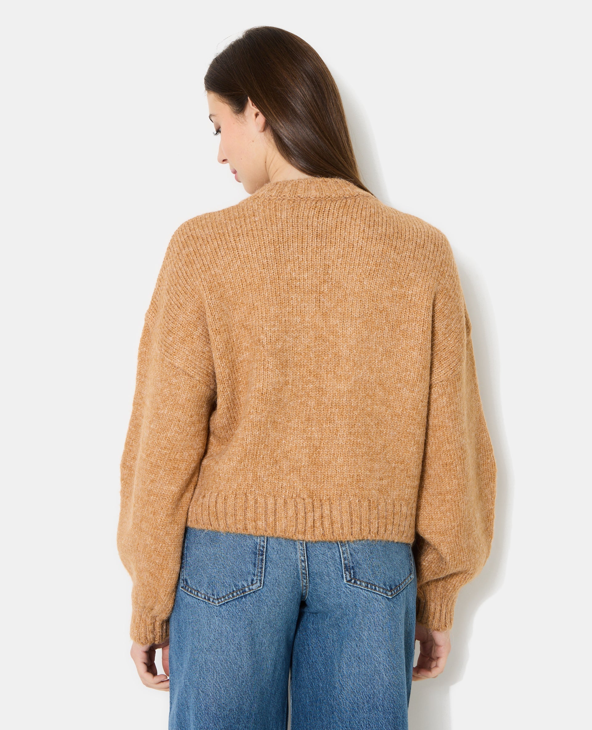 Gilet en maille avec boutons brandebourg
