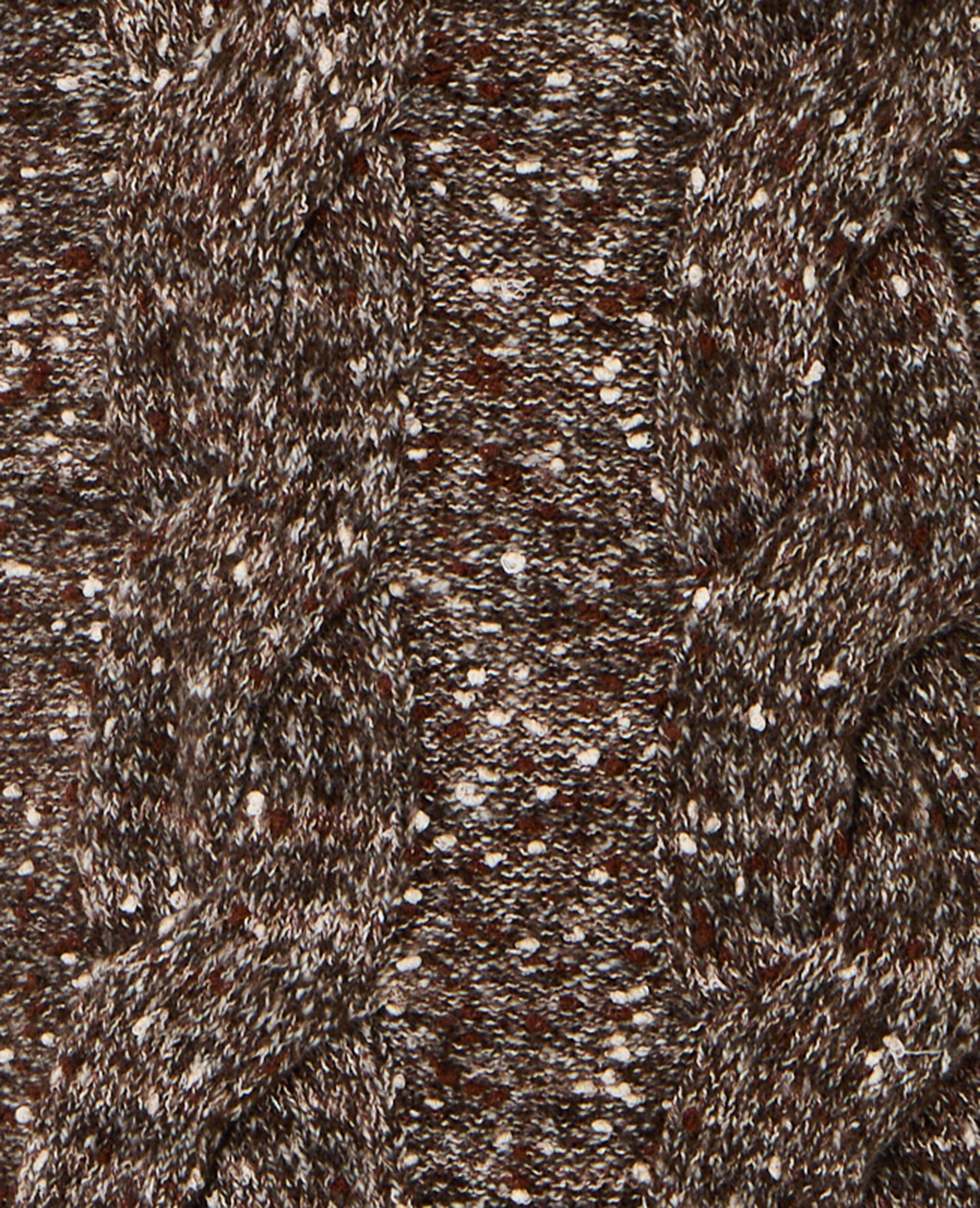 Pull sans manches avec maille torsadée