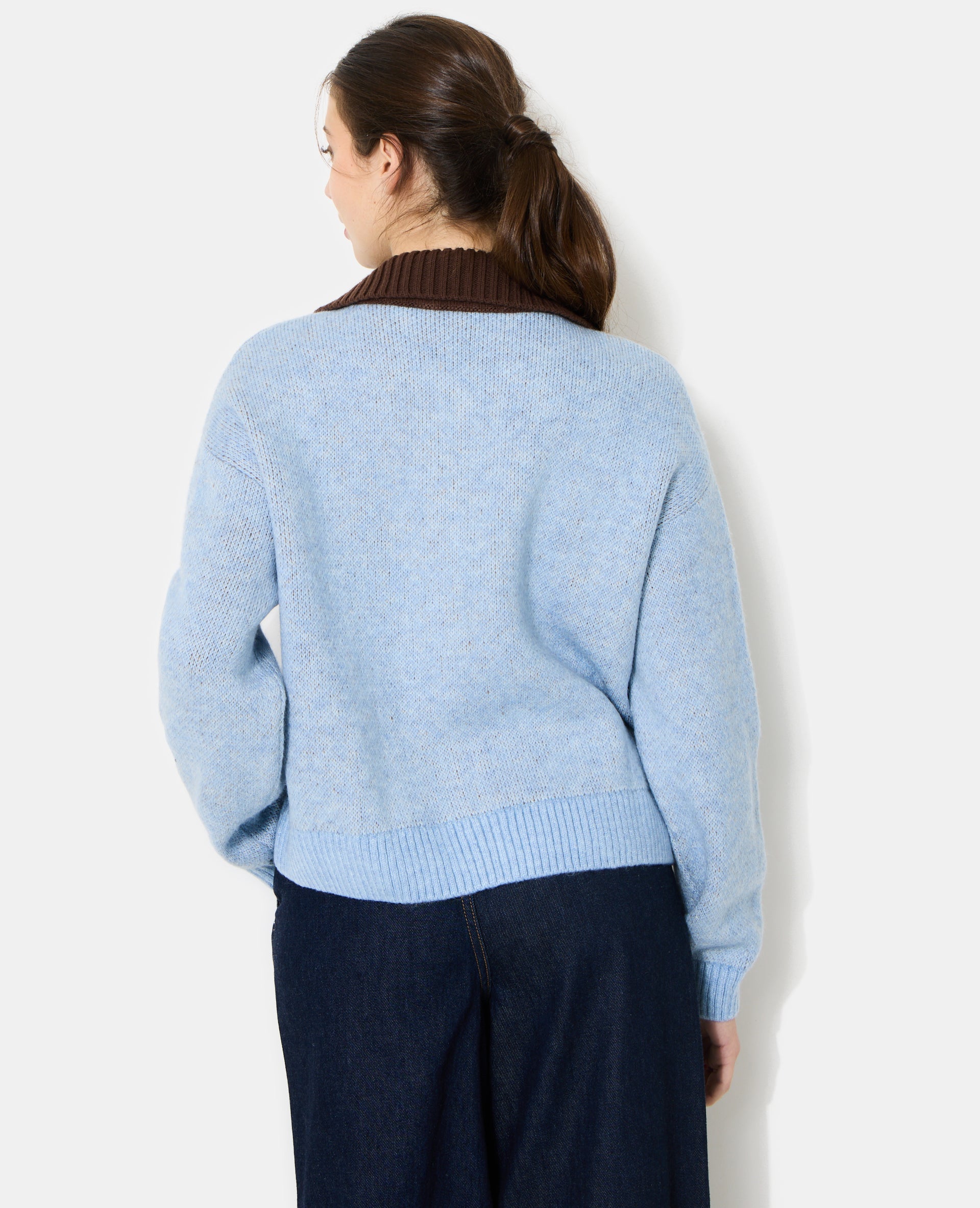 Gilet avec col motifs santiags