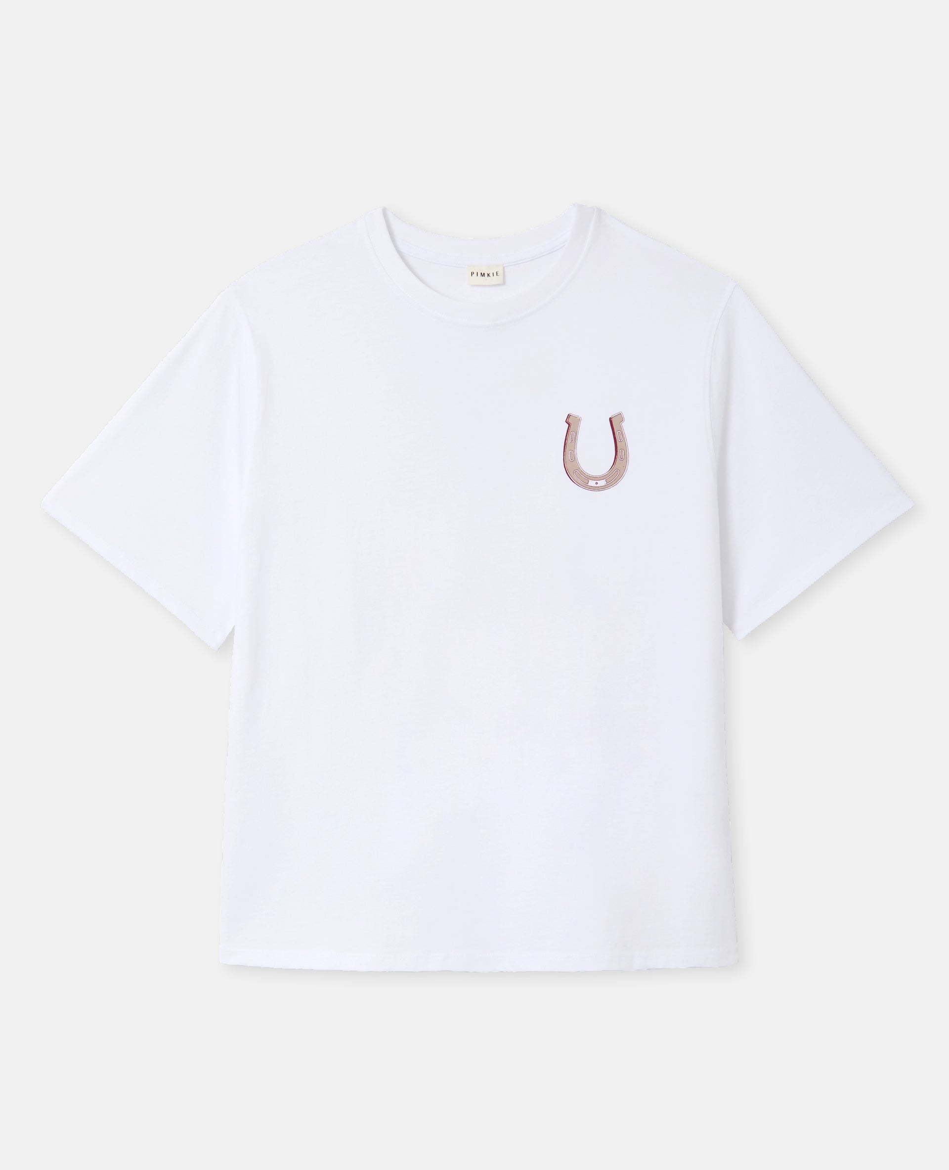 T-shirt oversize avec print poitrine et dos