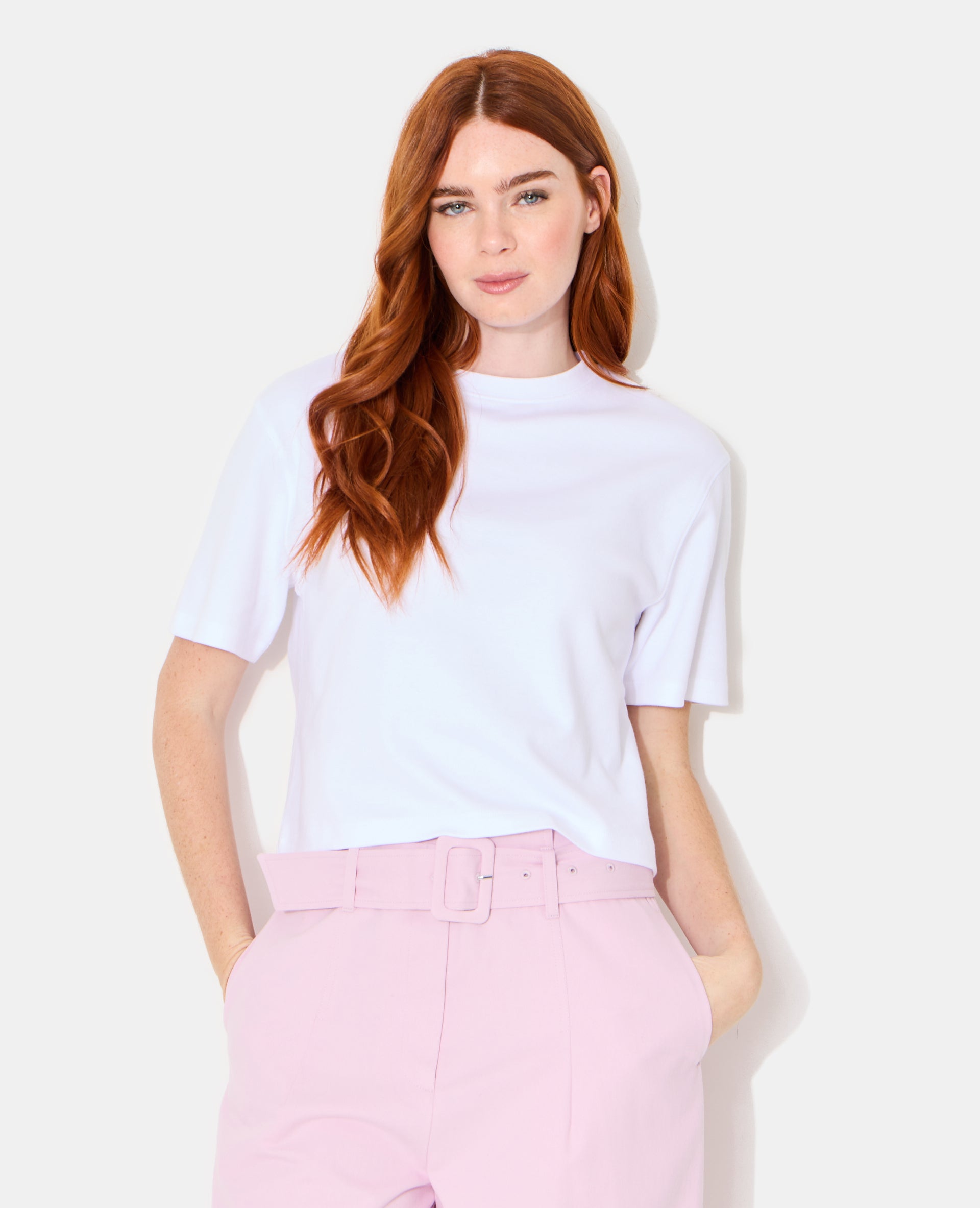 T-shirt basique ample et court