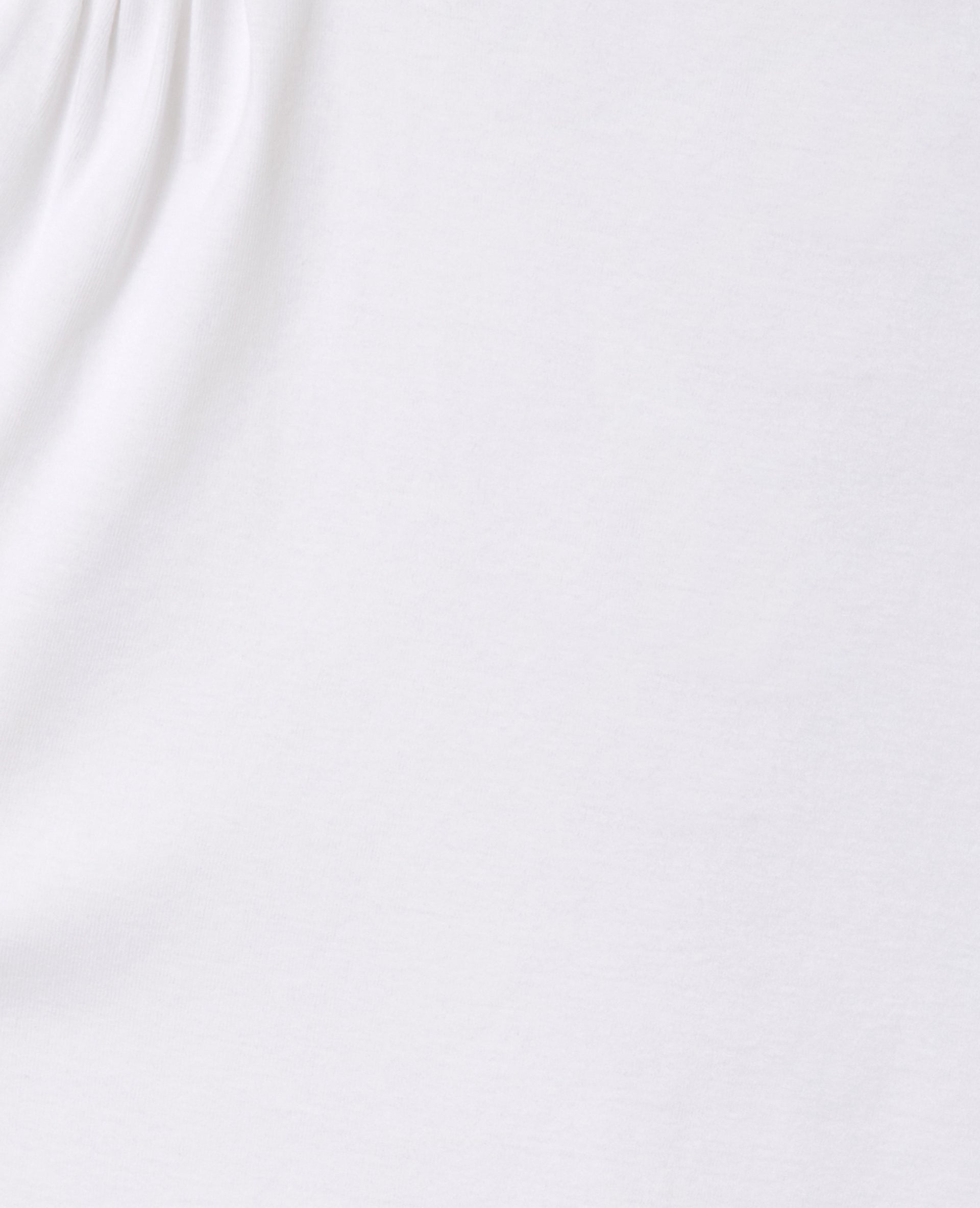 T-shirt sans manches avec col montant et fronces
