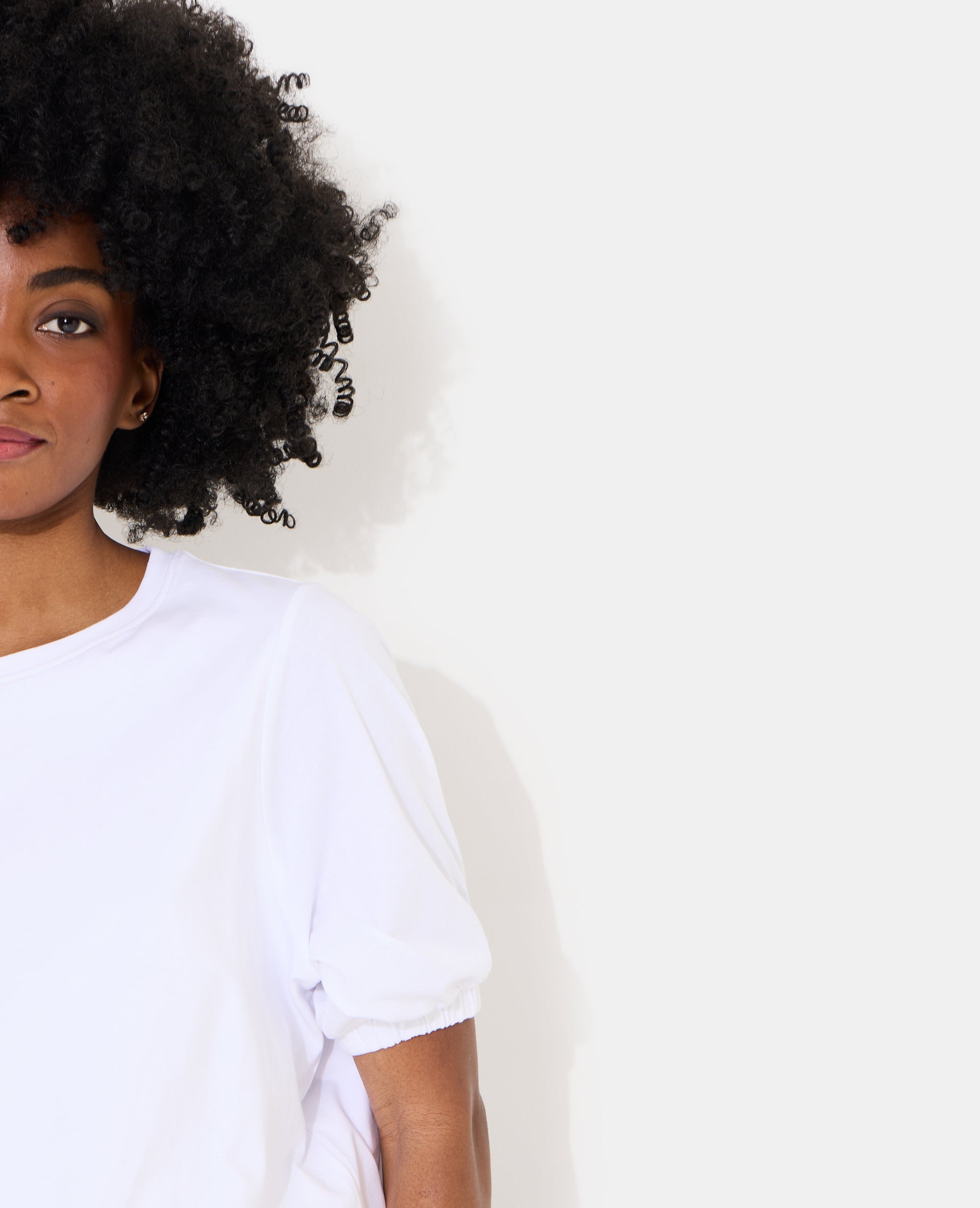 T-shirt boule détails élastiqués