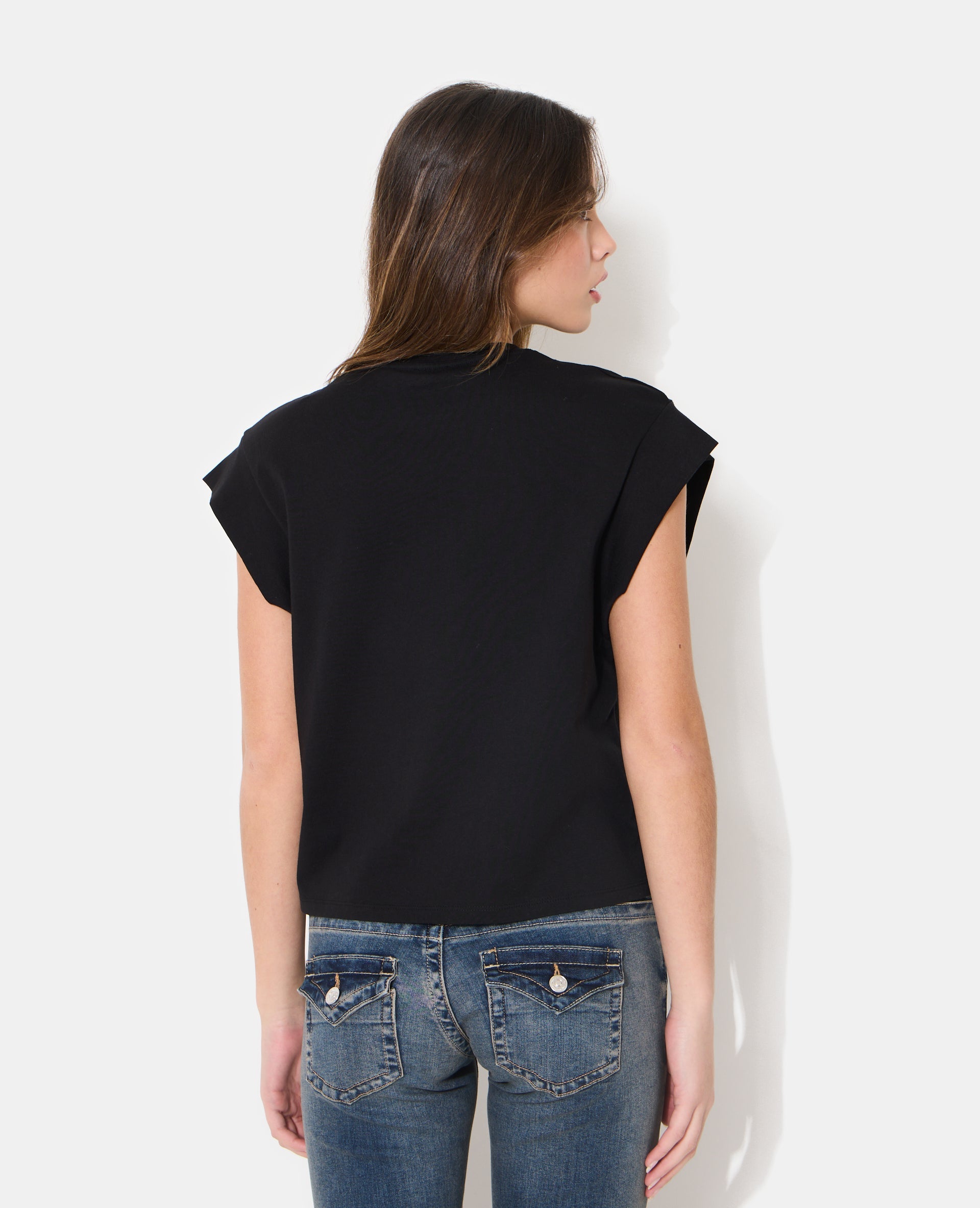 T-shirt à mancherons