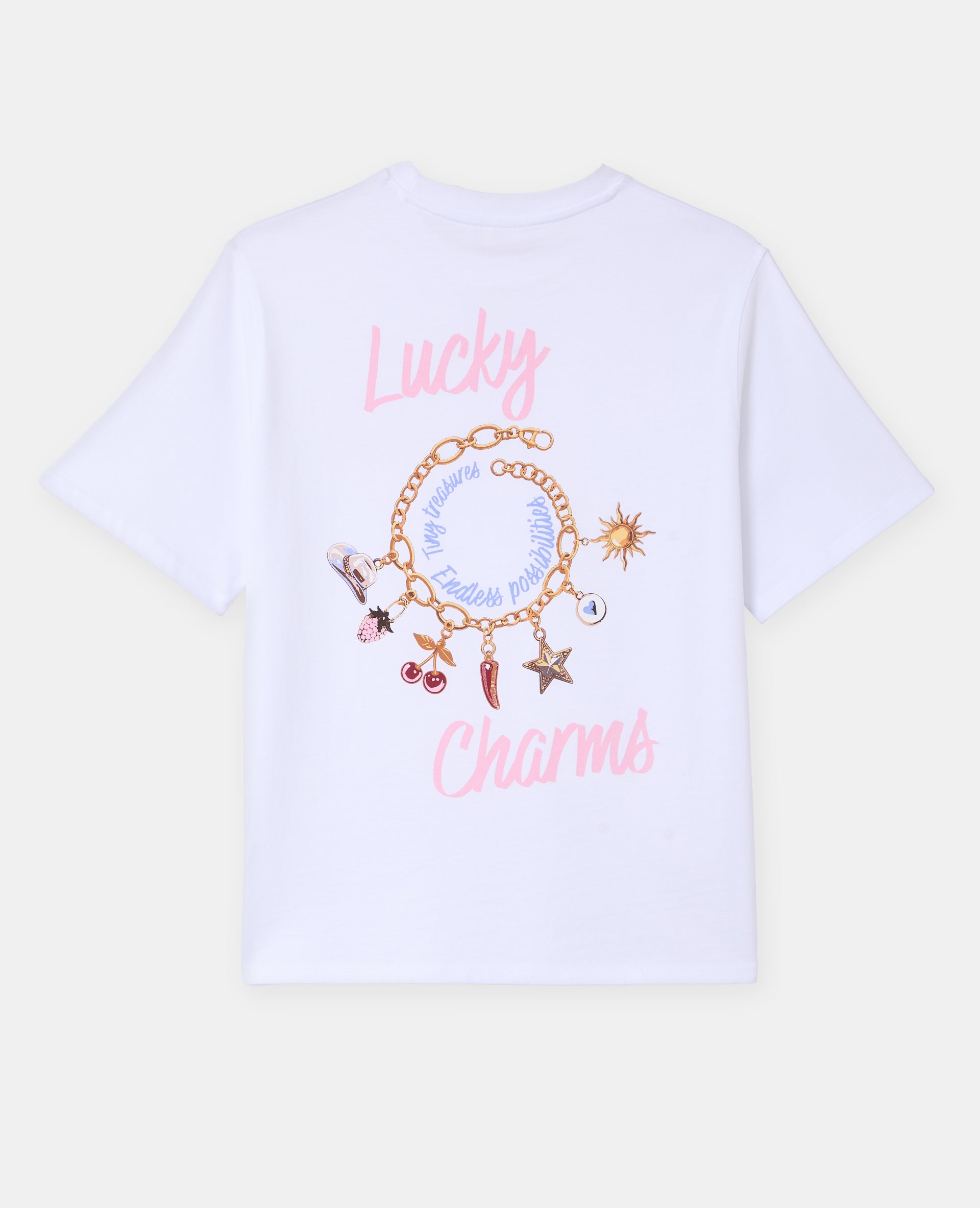 T-shirt oversize avec print poitrine et dos