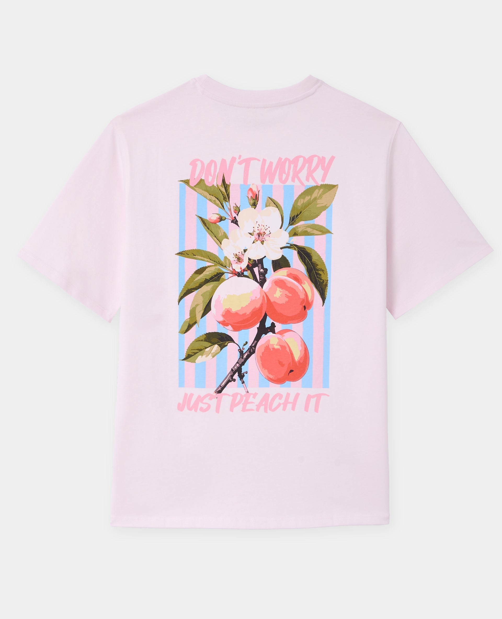 T-shirt oversize avec print poitrine et dos