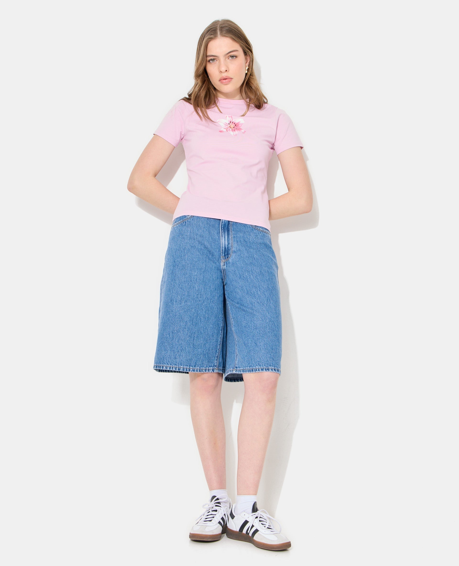 T-shirt ajusté avec lys