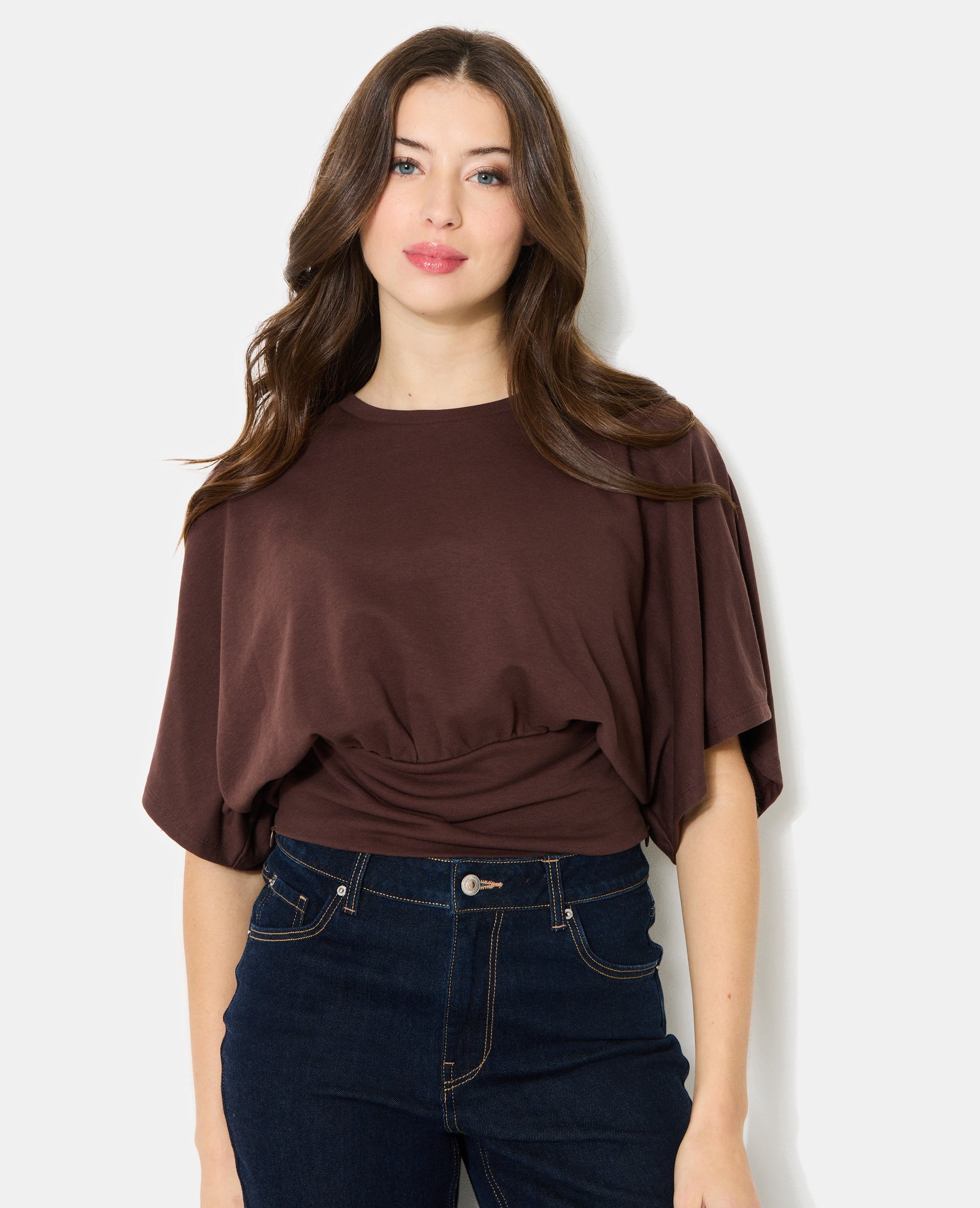 Sweat manches courtes chauve-souris