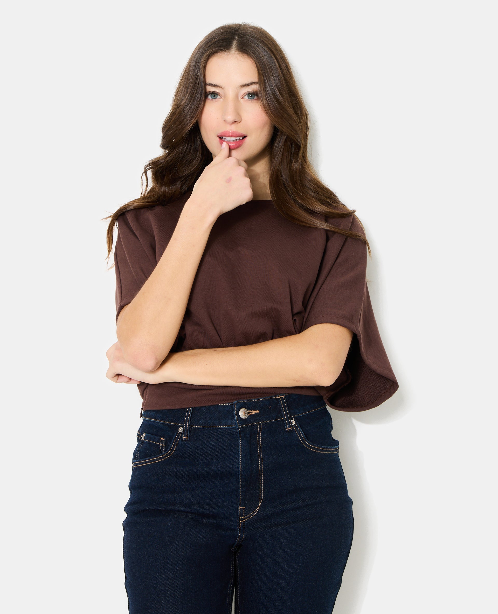 Sweat manches courtes chauve-souris