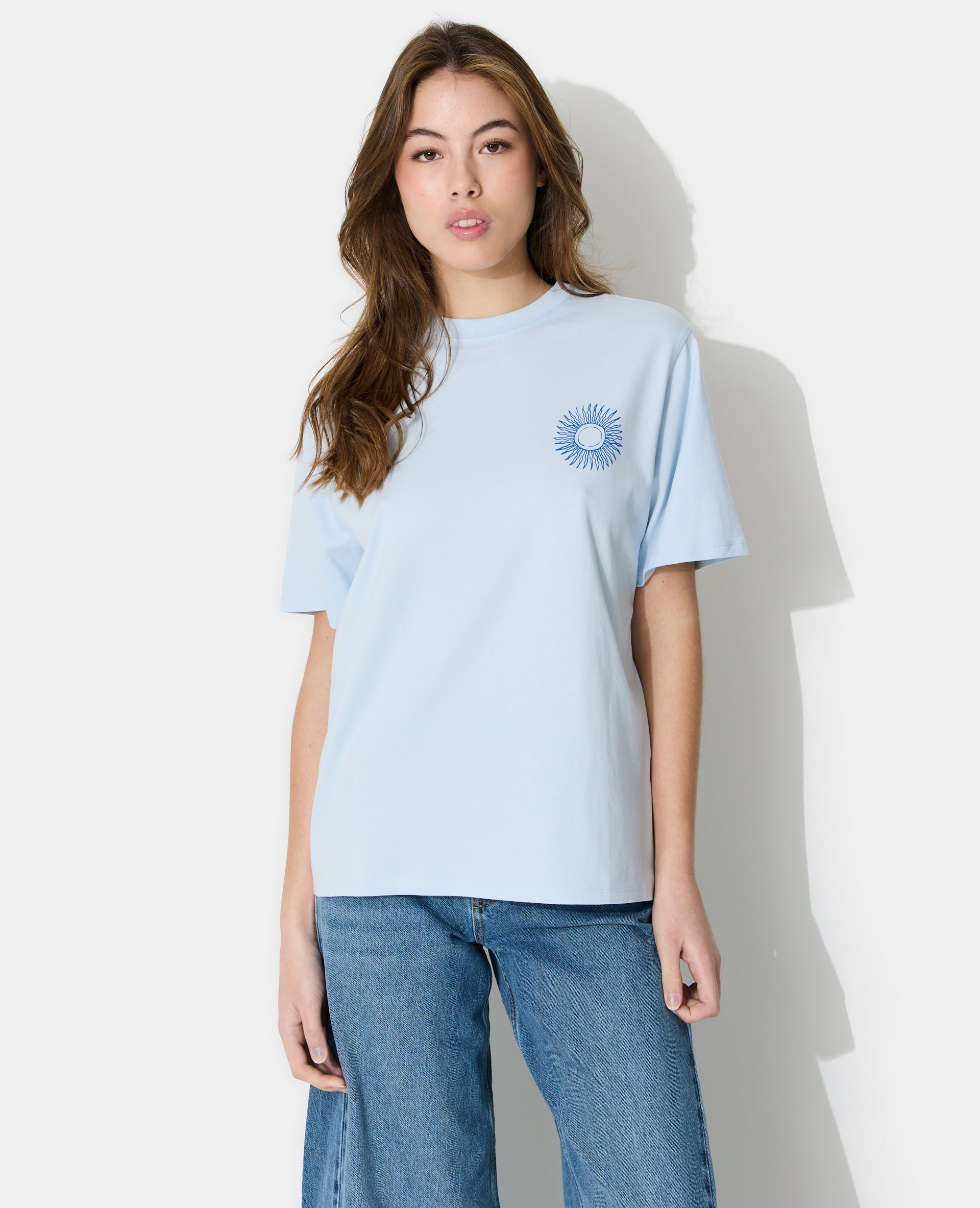 T-shirt oversize avec print devant et dos