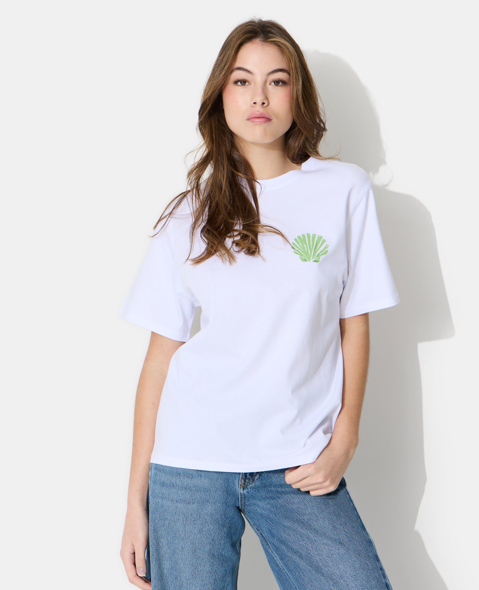 T-shirt oversize avec print devant et dos