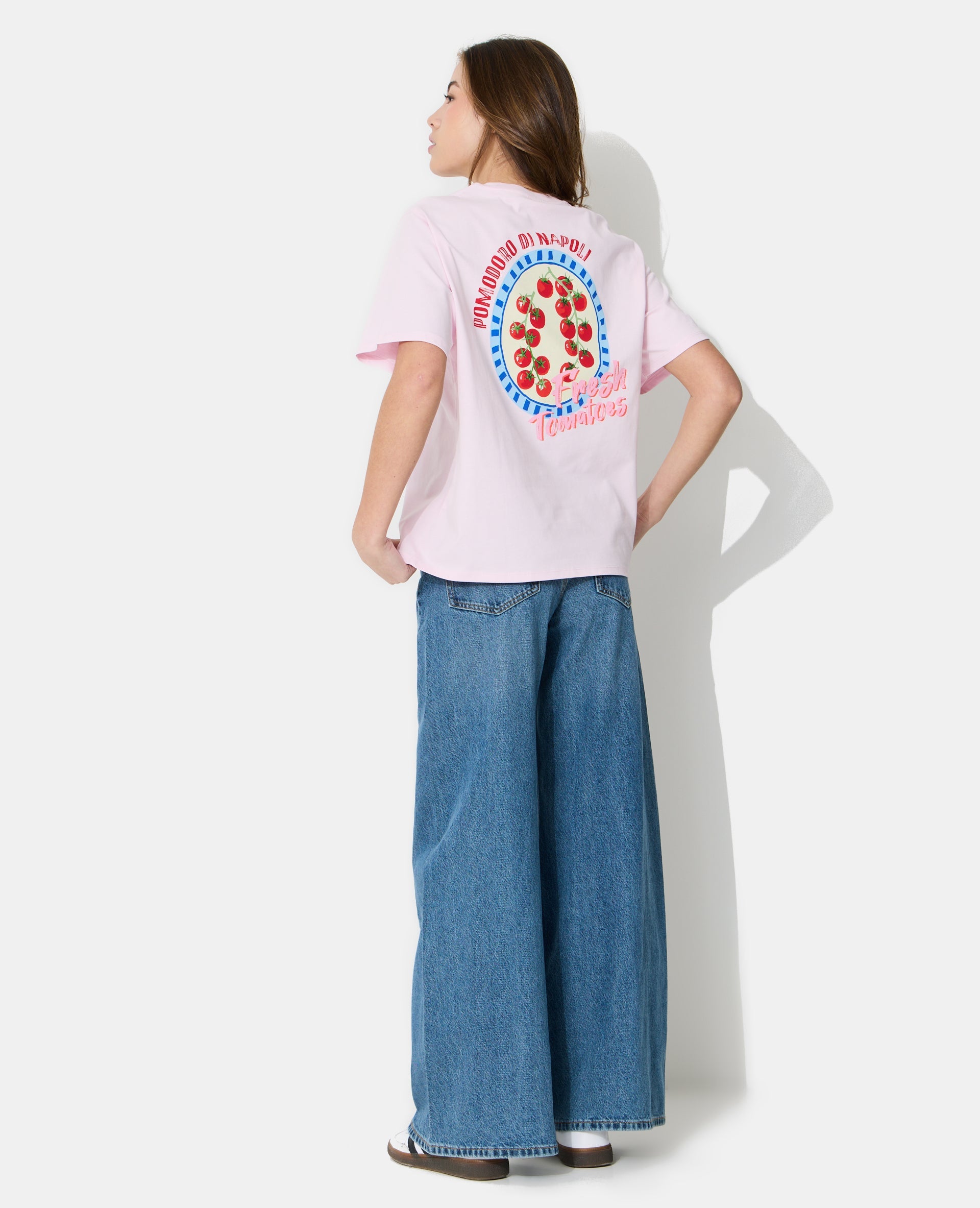 T-shirt oversize avec print devant et dos