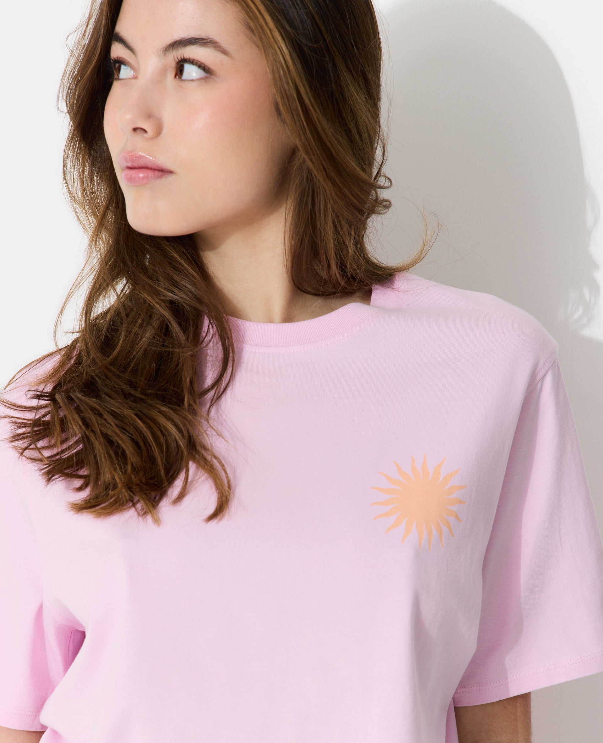 T-shirt oversize avec print devant et dos