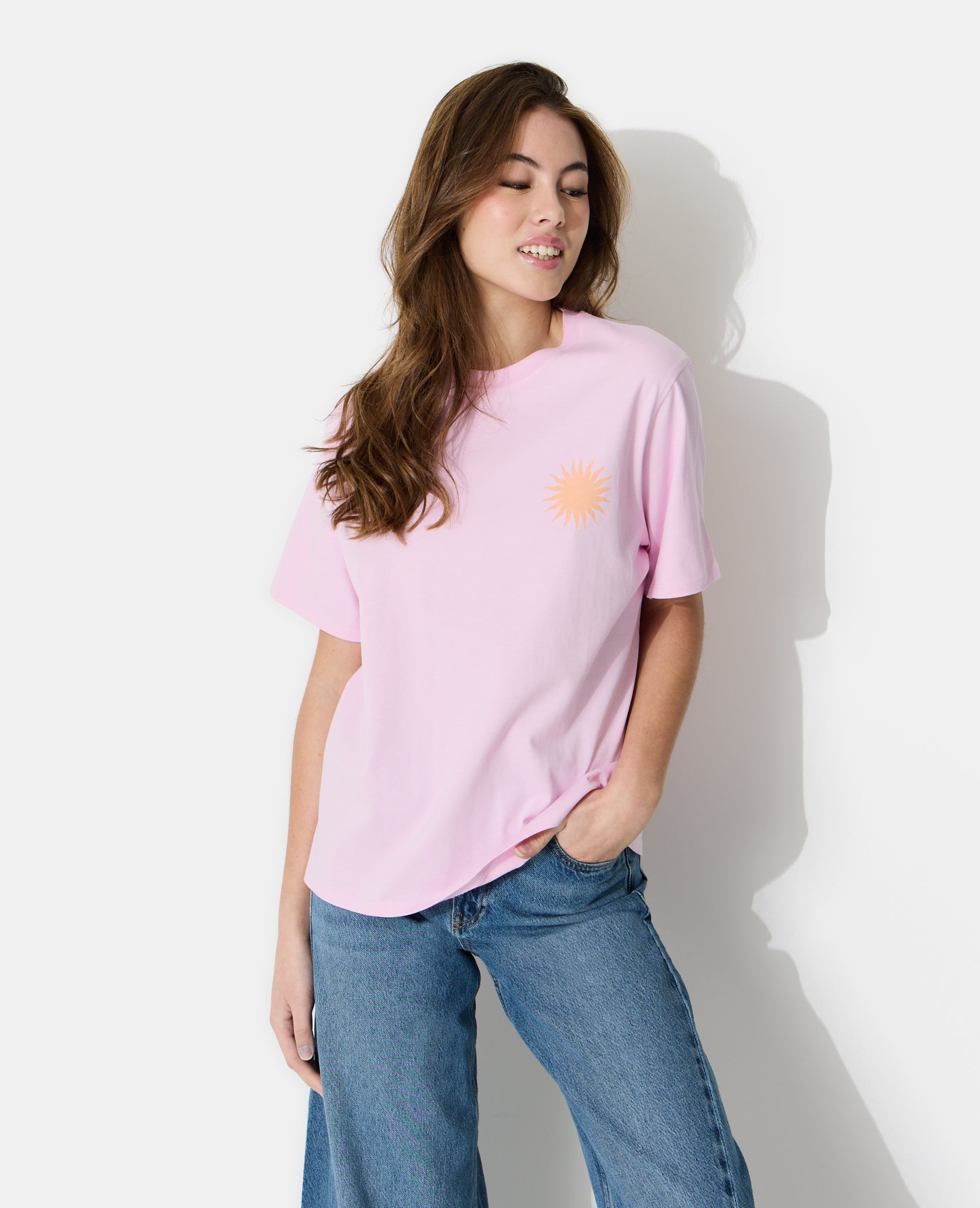 T-shirt oversize avec print devant et dos