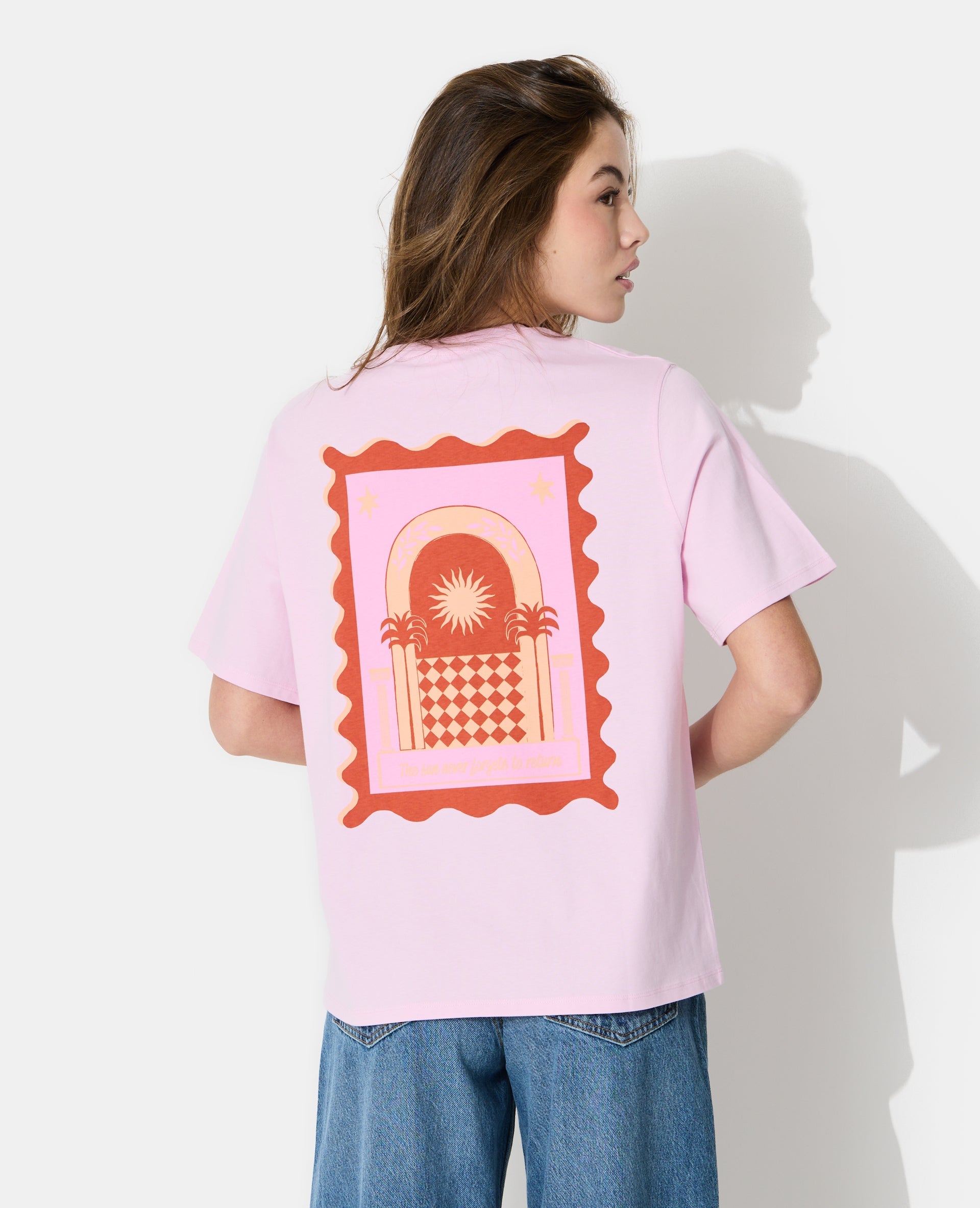 T-shirt oversize avec print devant et dos