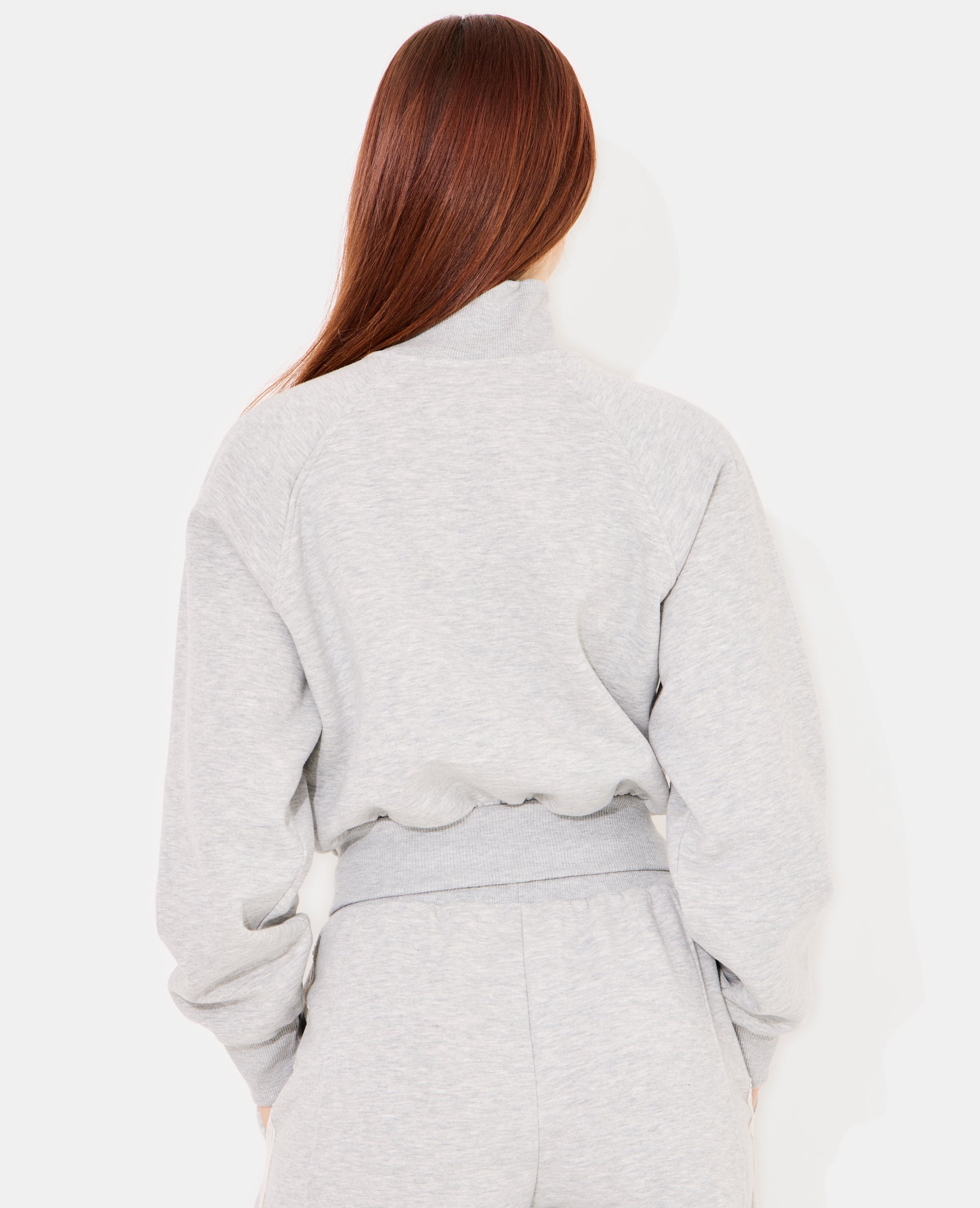 Sweat zippé forme boule