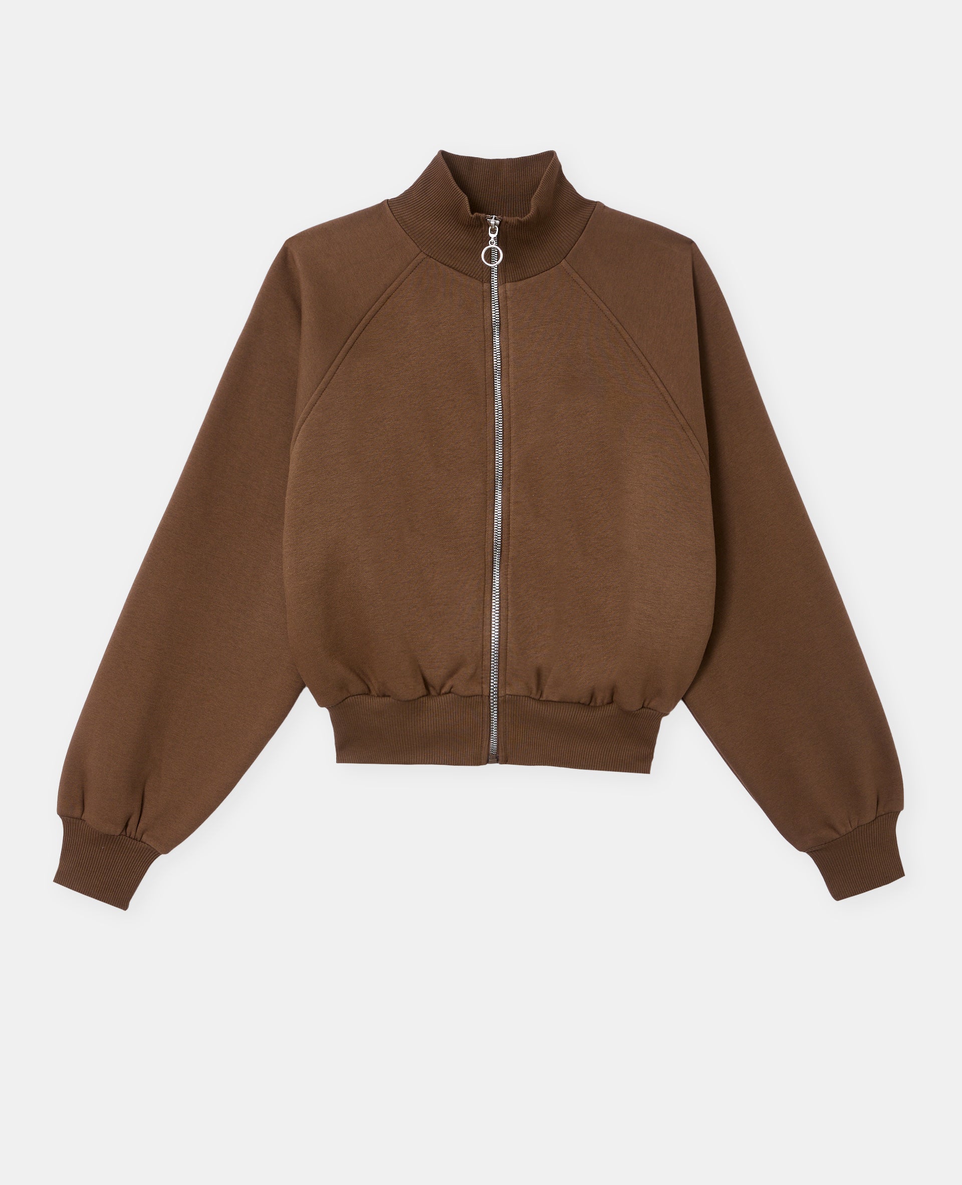 Sweat zippé forme boule