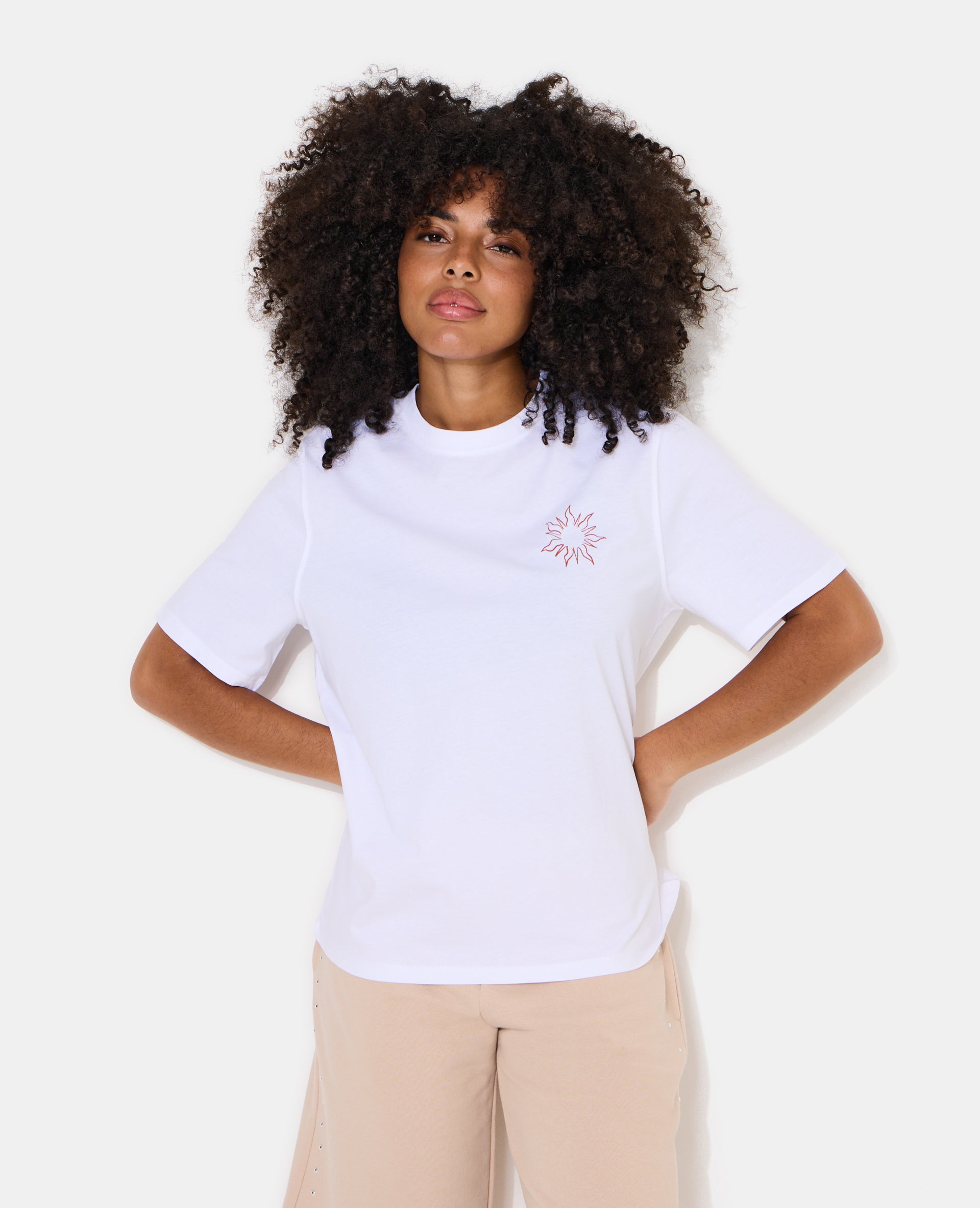 T-shirt oversize avec print devant et dos