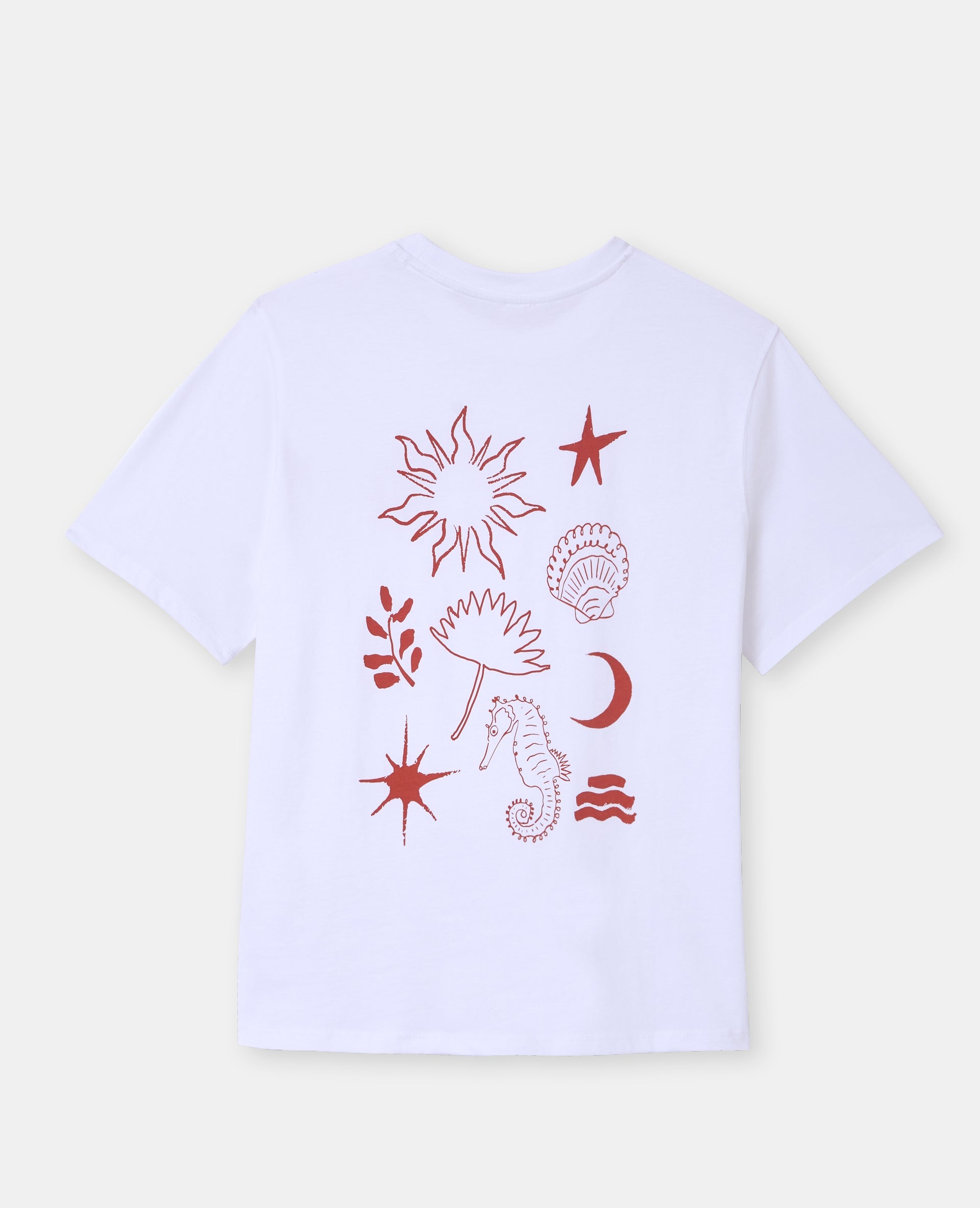 T-shirt oversize avec print devant et dos