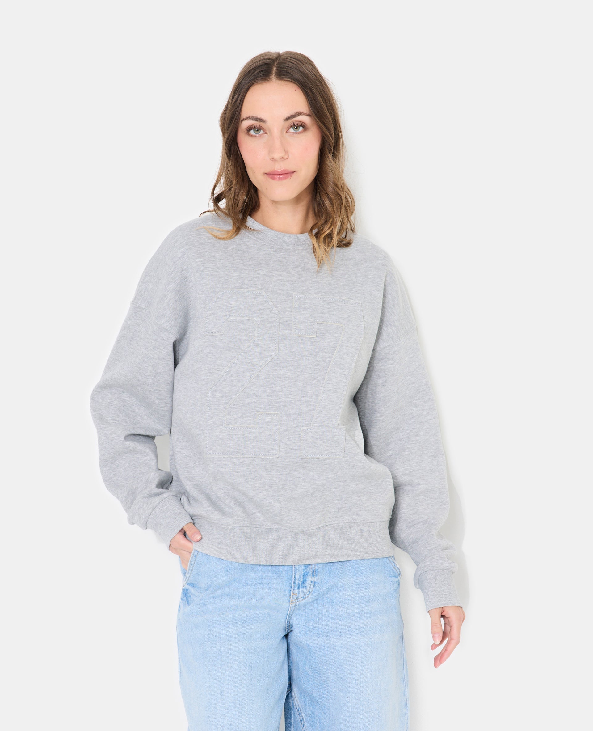 Sweat oversize avec numéro