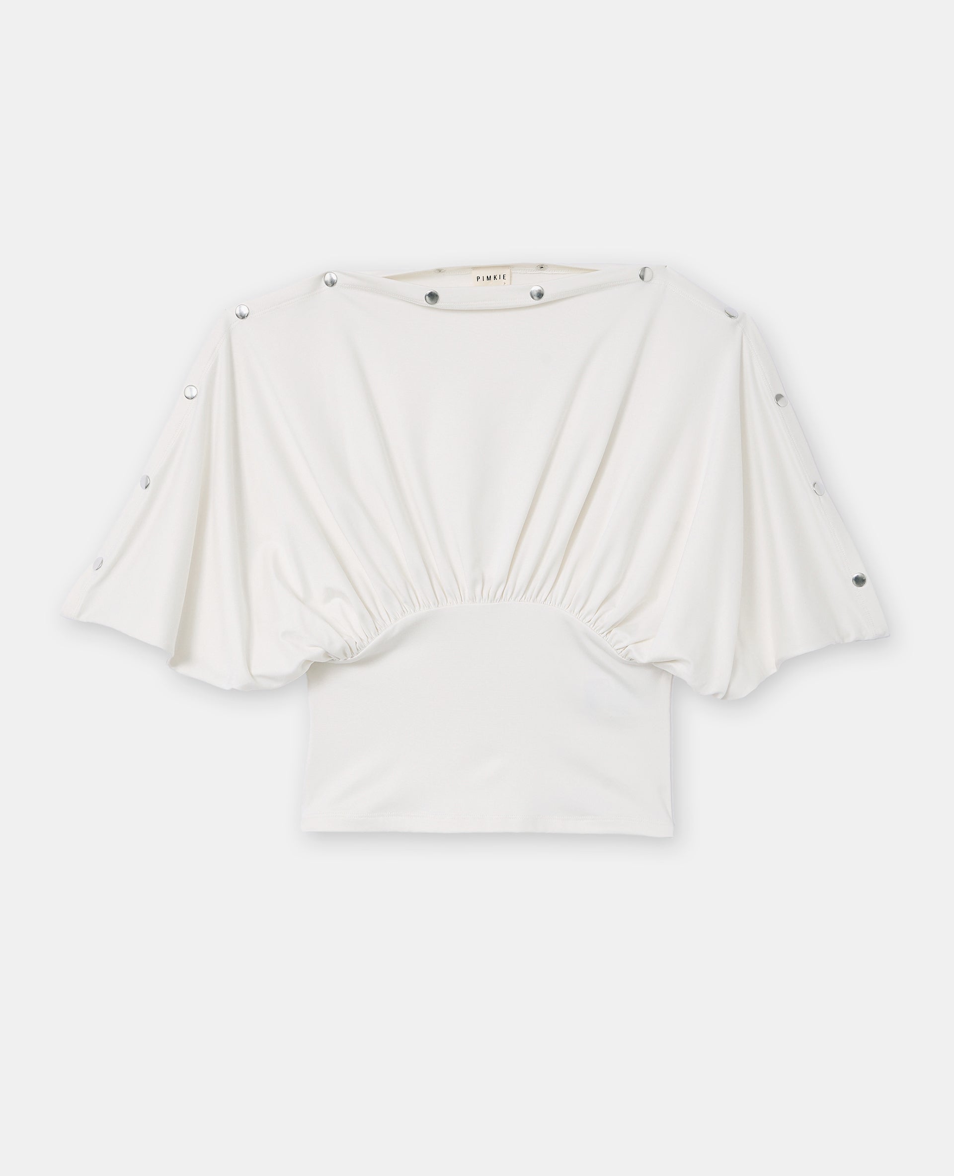 Top manches chauve-souris avec détails pressions
