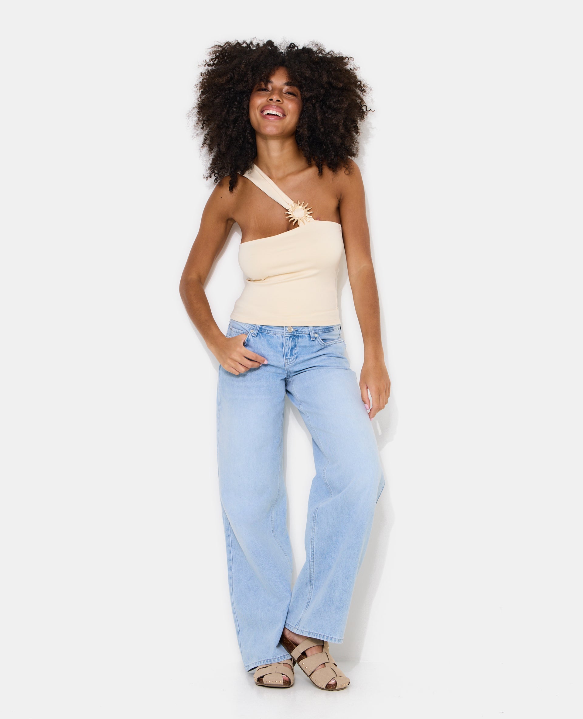 Top 1 bretelle avec boucle soleil