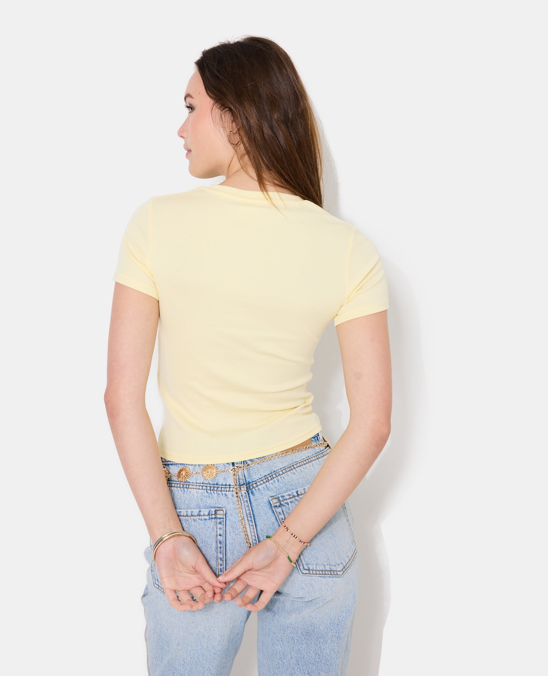 T-shirt ajusté avec soleil