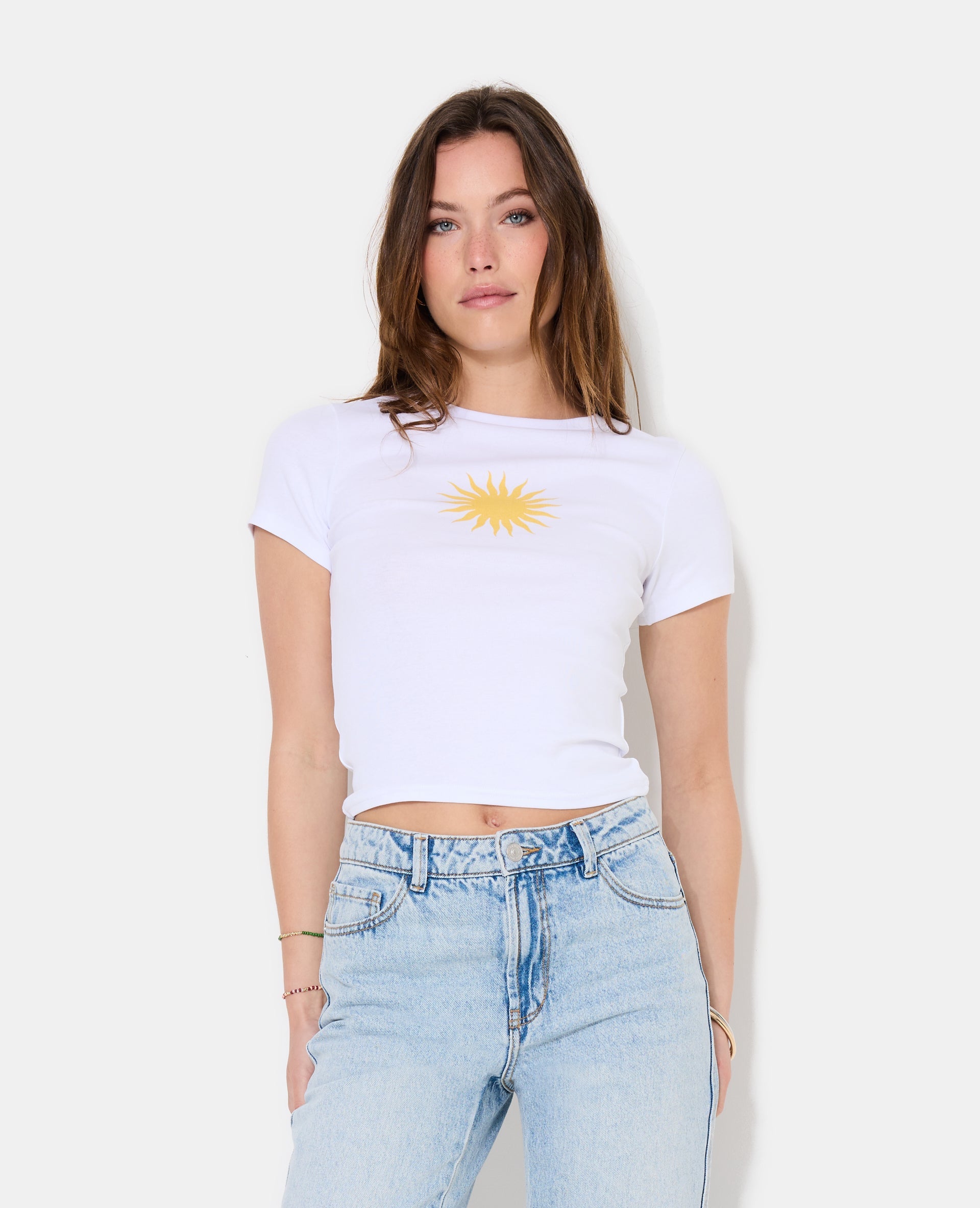 T-shirt ajusté avec soleil