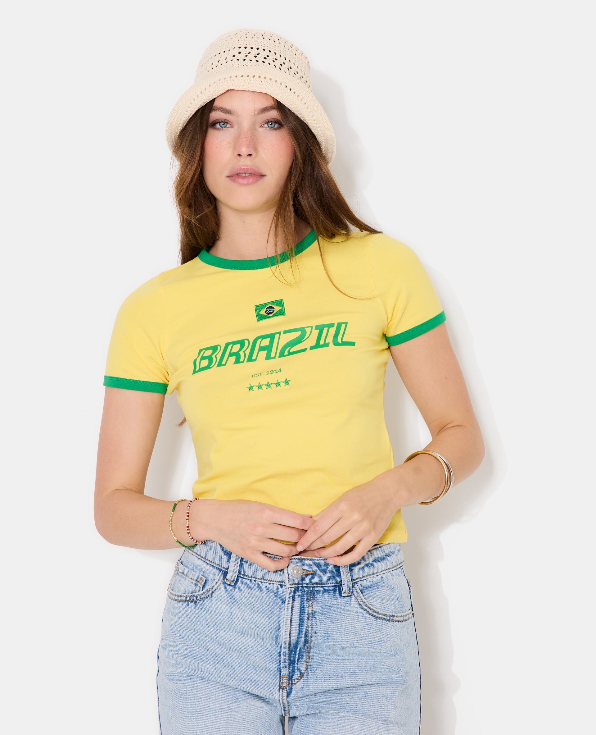 T-shirt ajusté BRAZIL