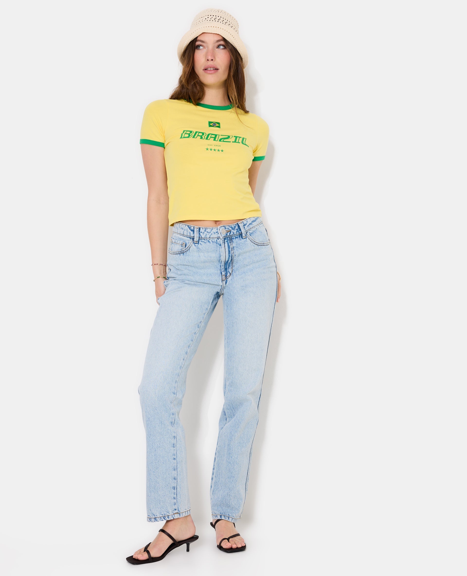 T-shirt ajusté BRAZIL