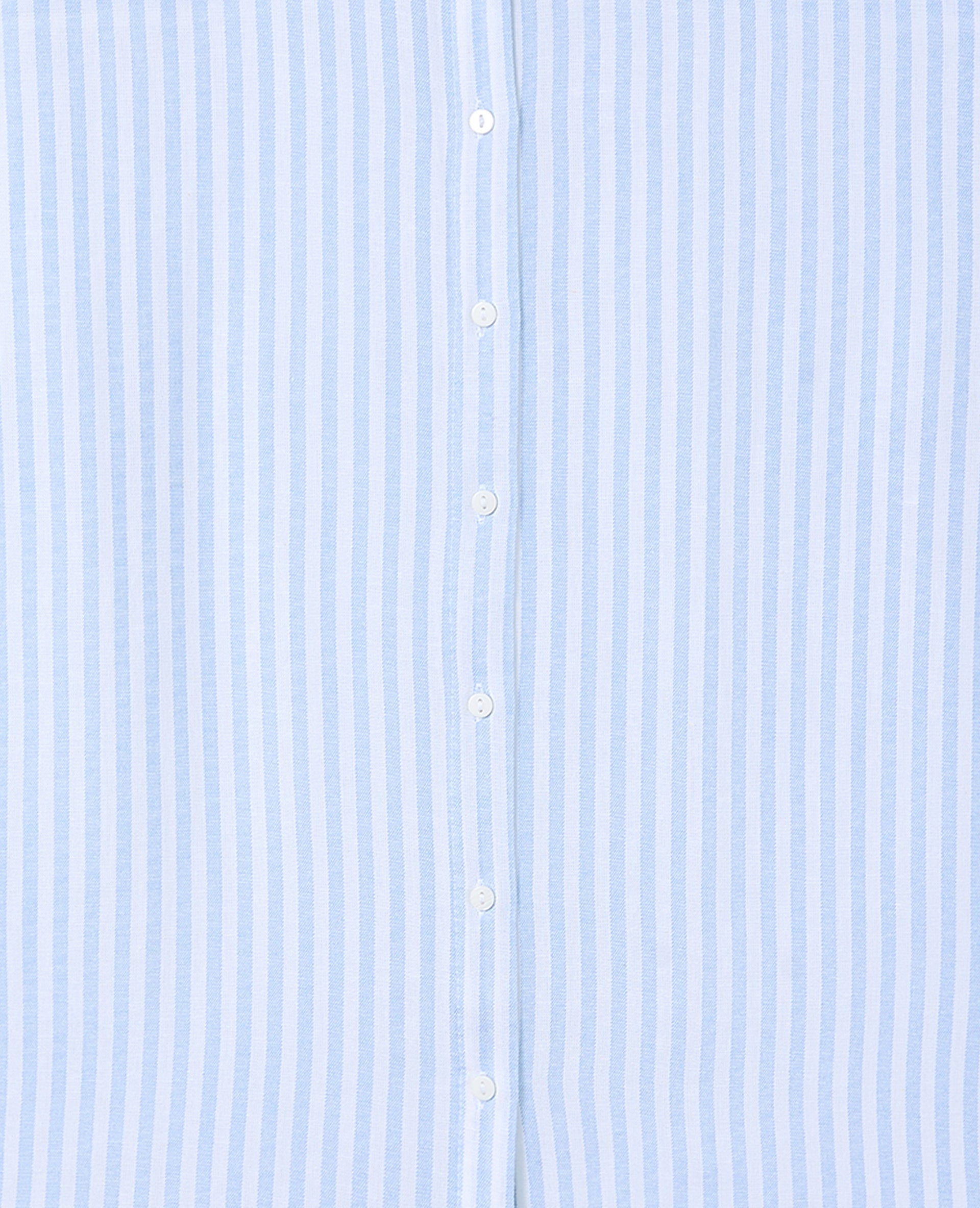 Chemise oversize rayée avec lin