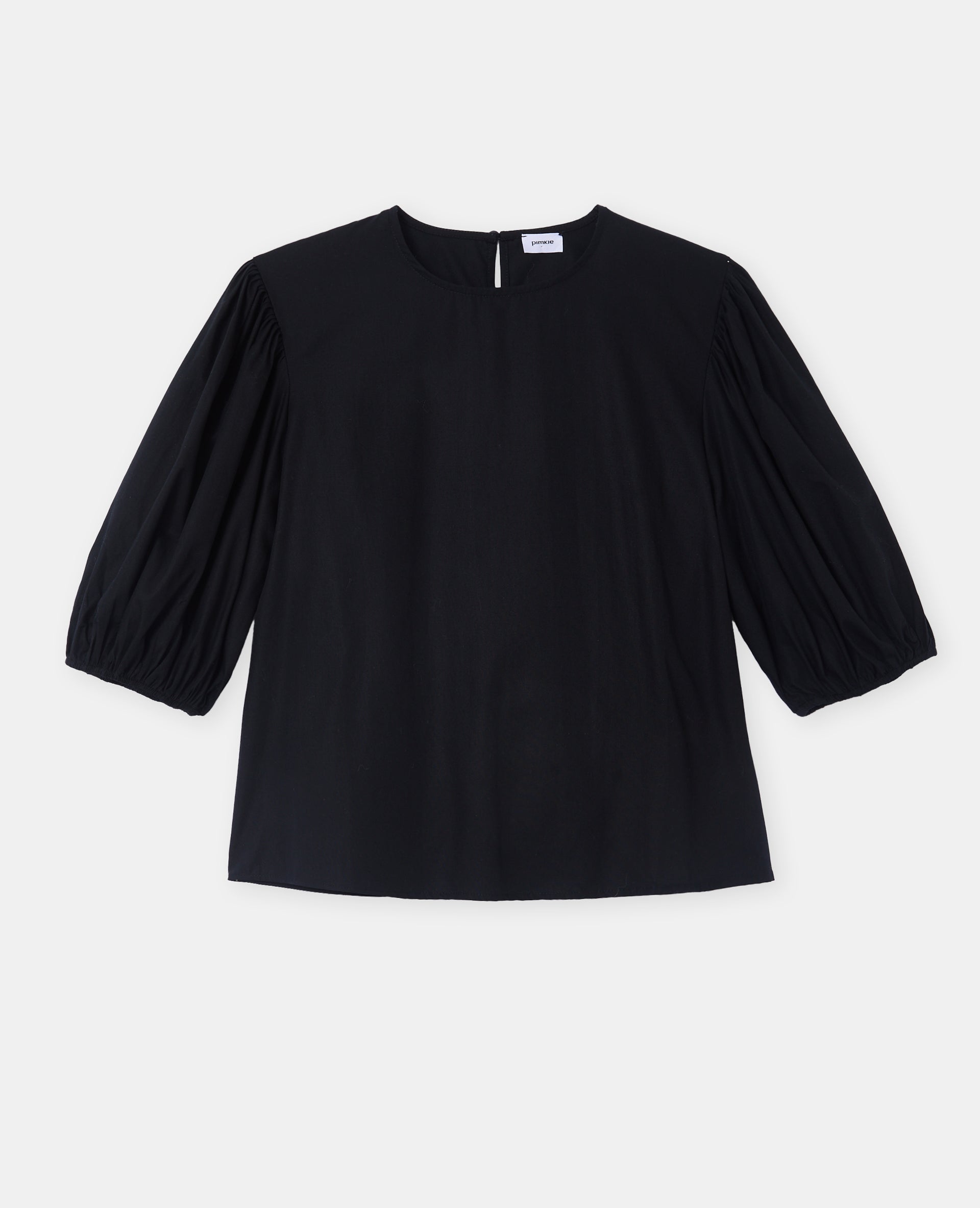 Blouse col rond avec manches ballons