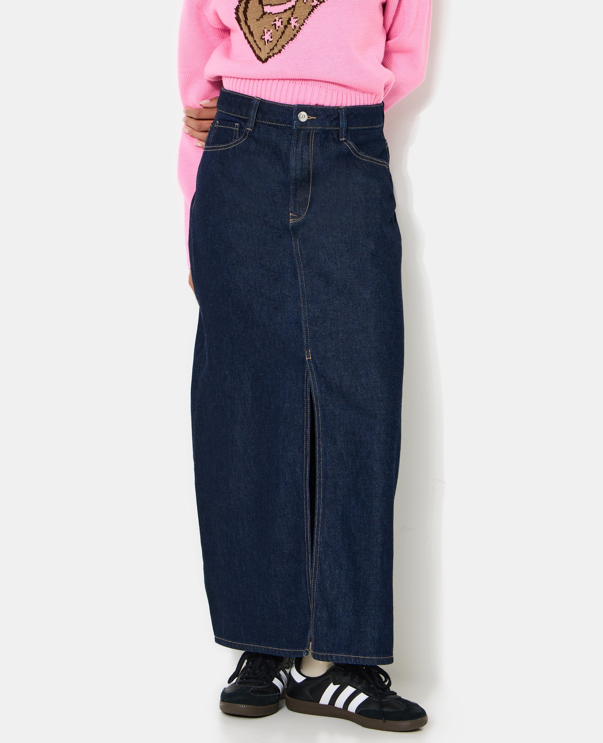 Jupe longue en jean