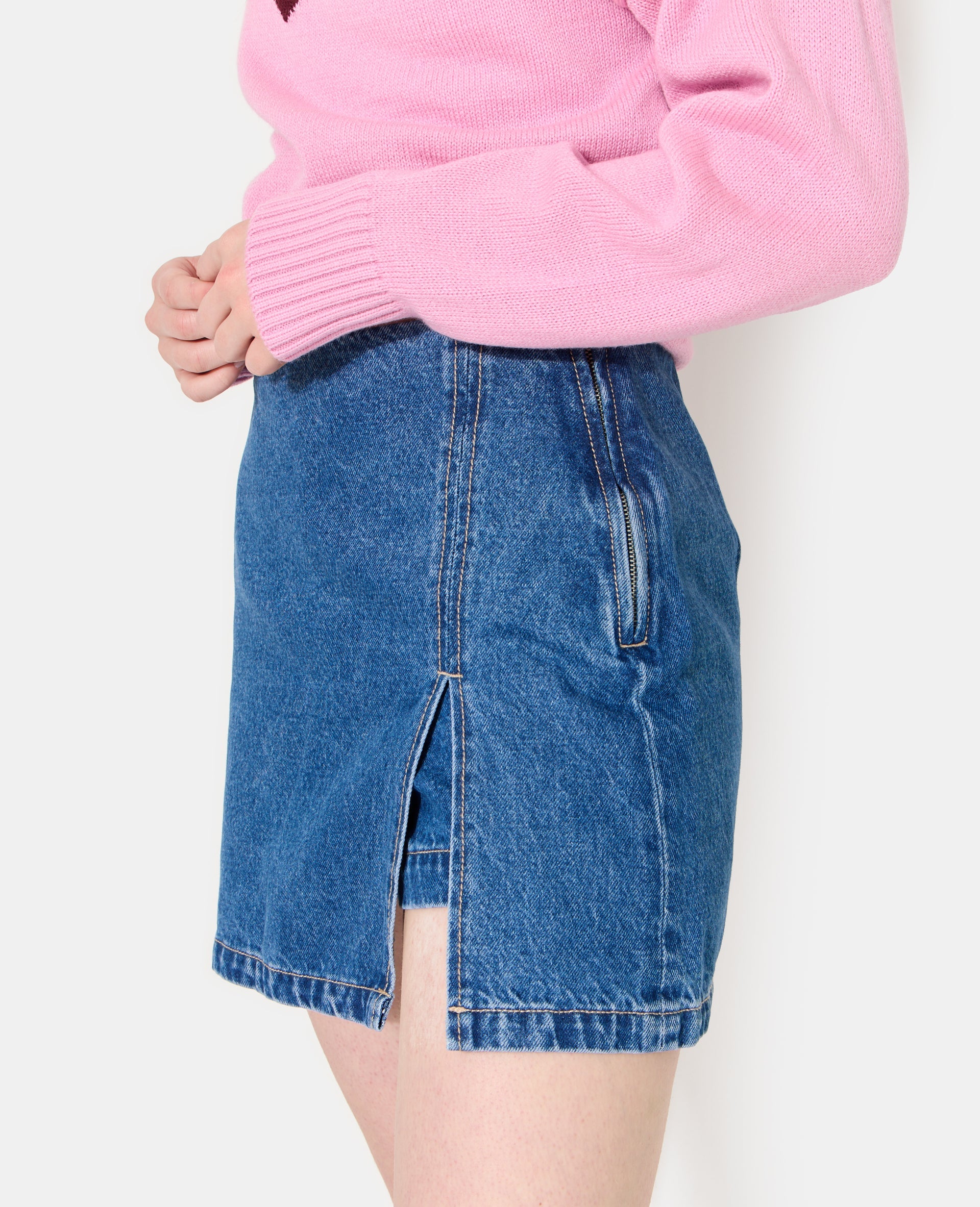 Jupe-short en jean