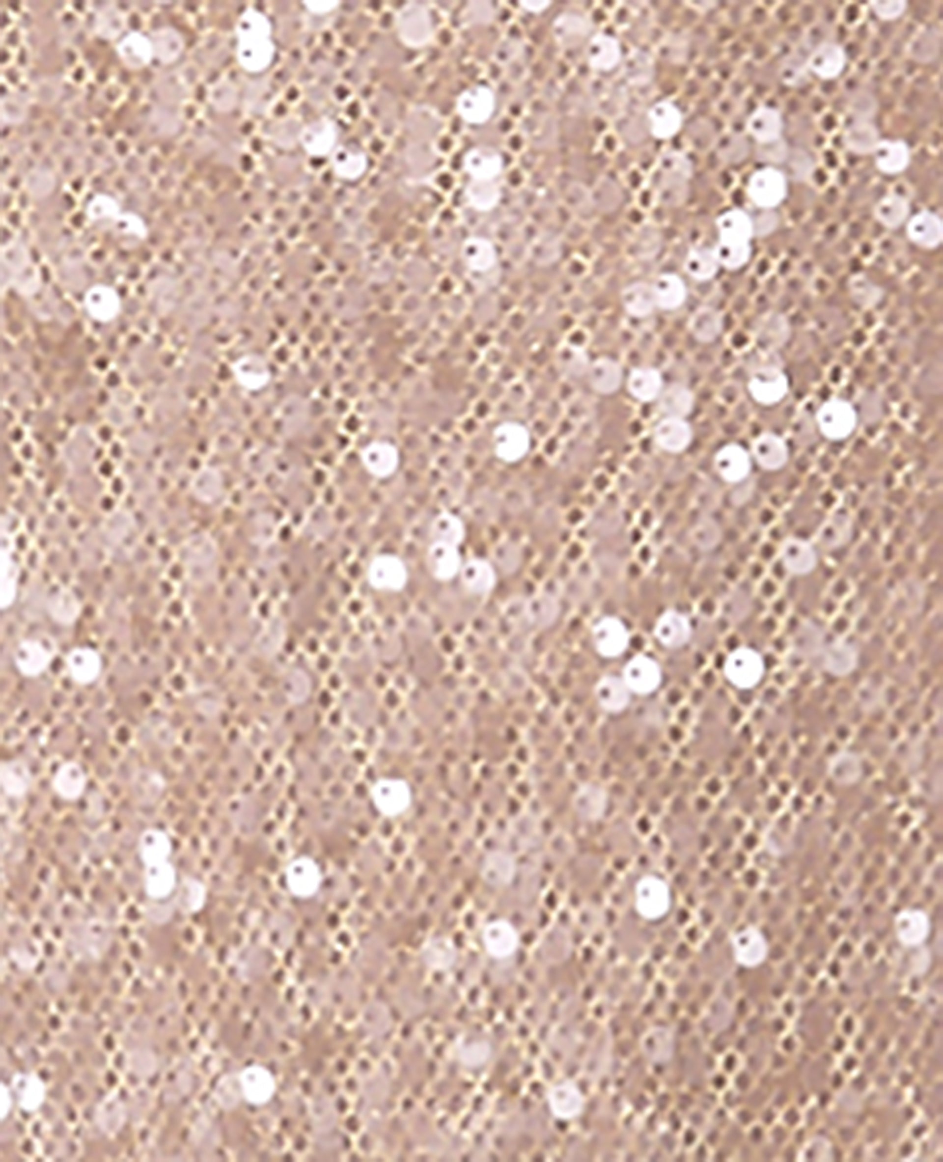 Robe longue en maille ajourée avec sequins