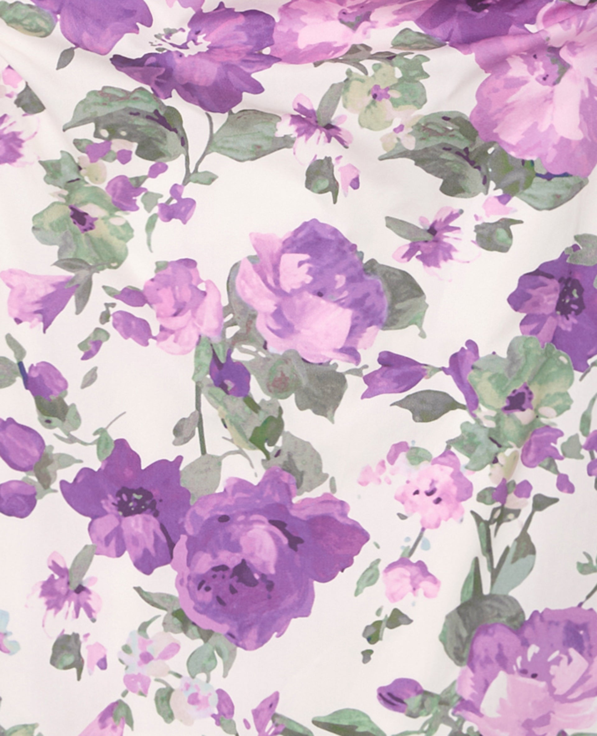 Robe courte à bretelles motif fleurs
