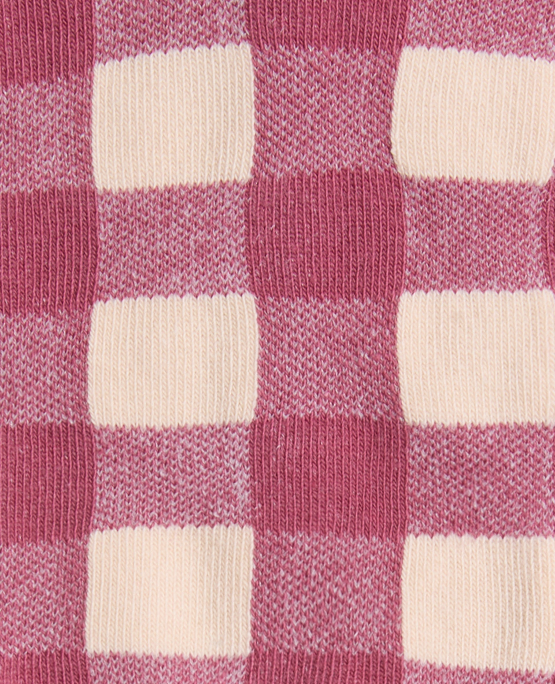Lot de 2 paires de chaussettes à carreaux