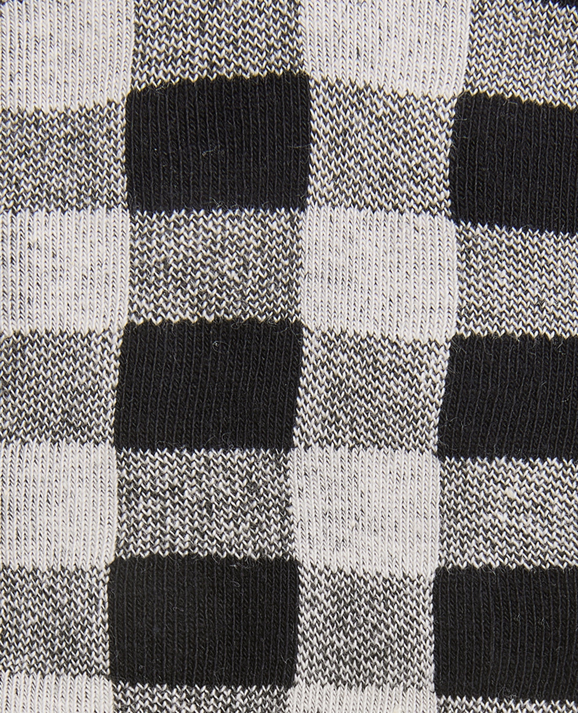 Lot de 2 paires de chaussettes motif carreaux