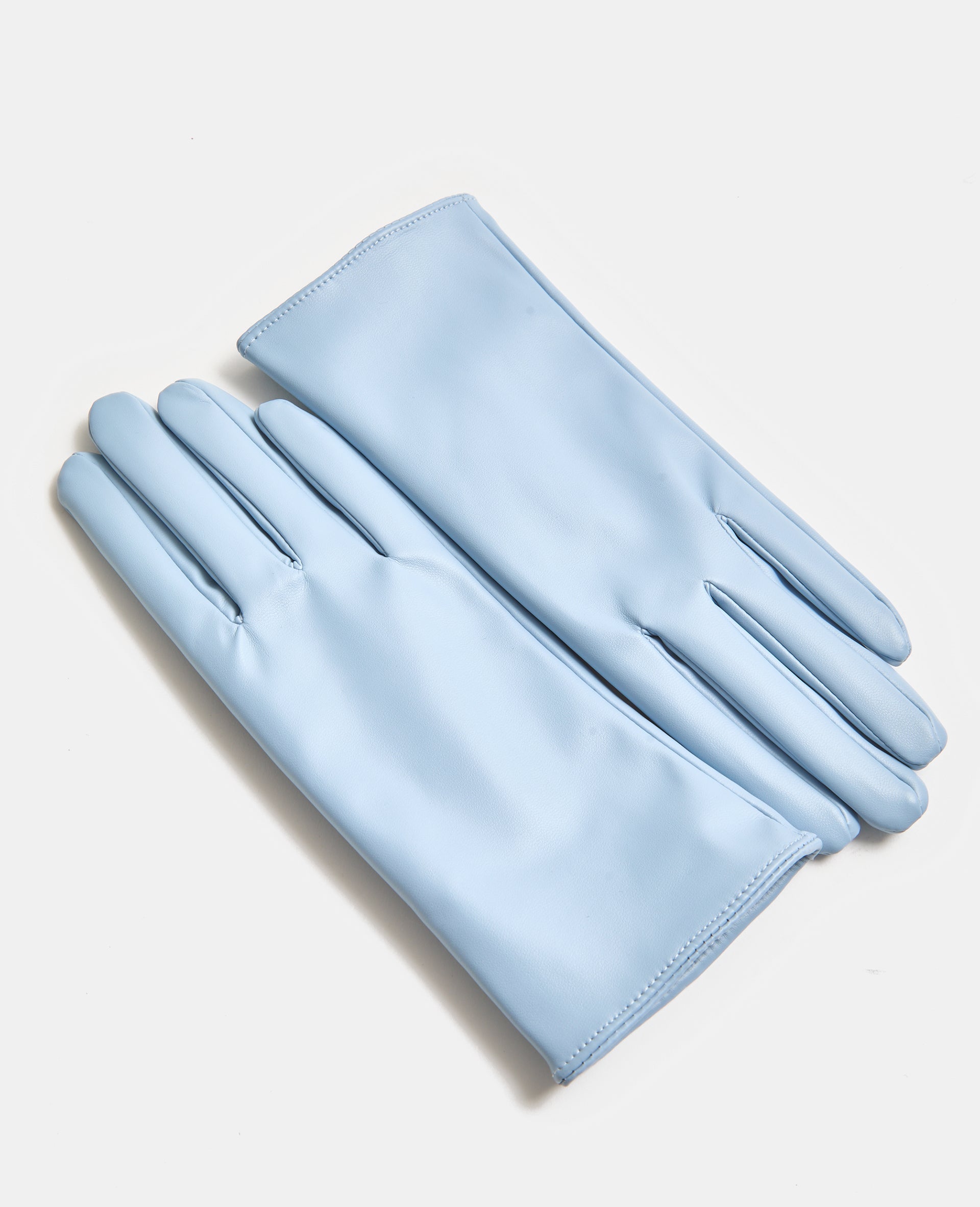Paire de gants en simili avec intérieur chaud