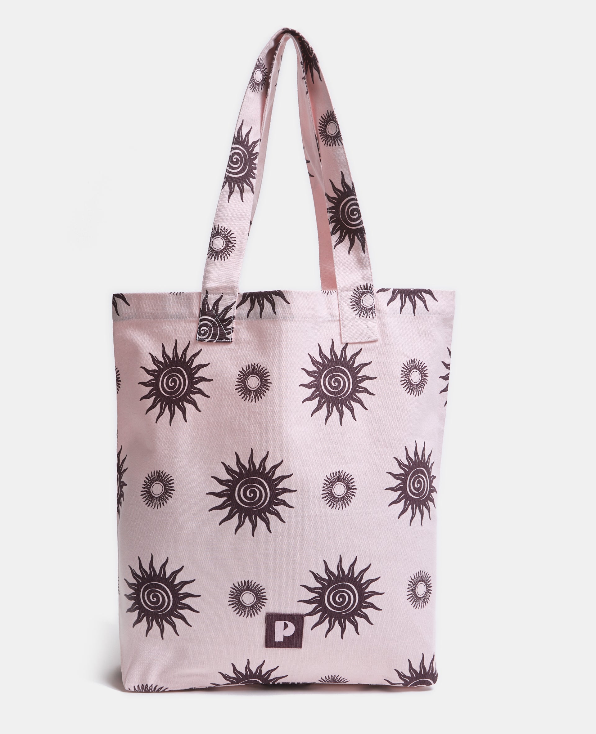 Tote bag en toile avec soleil