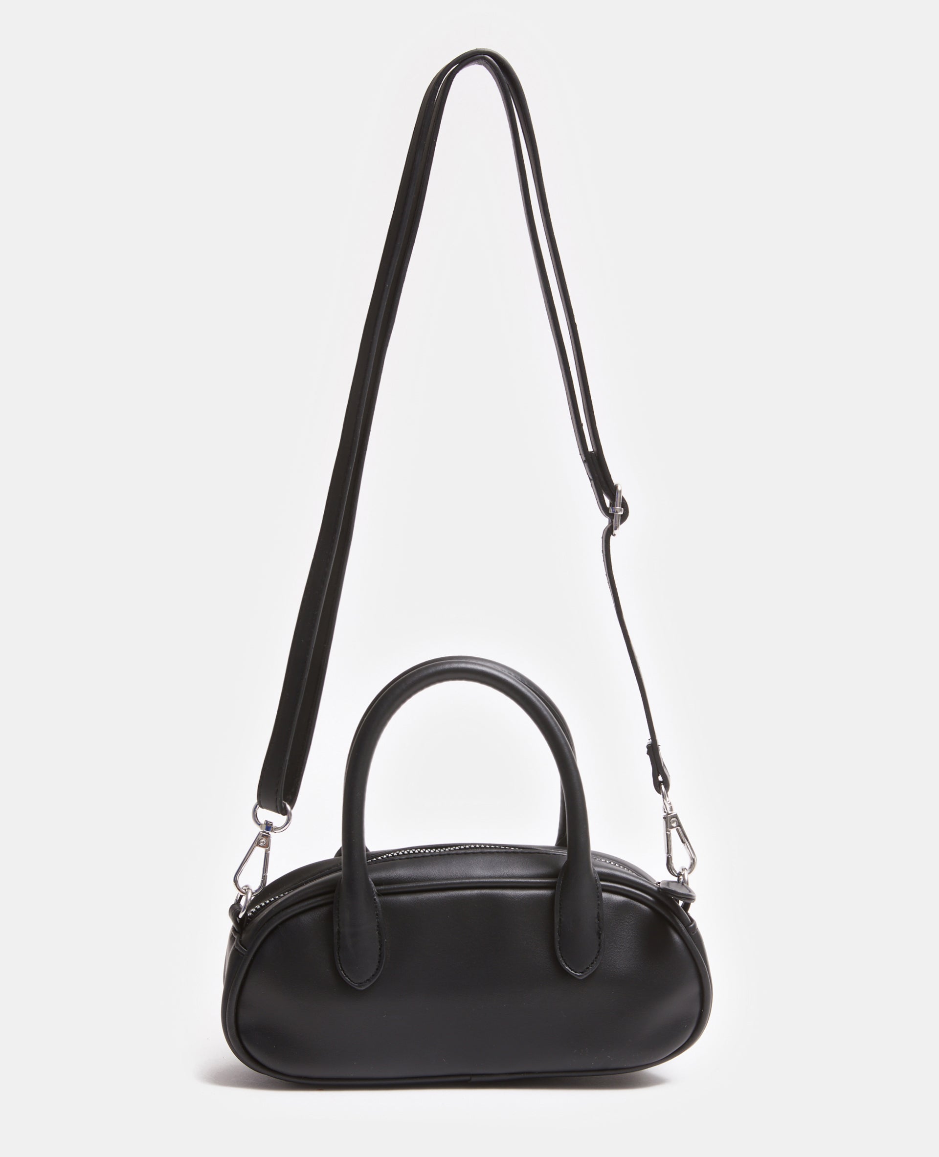 Mini-sac boxy avec poignées et bandoulière